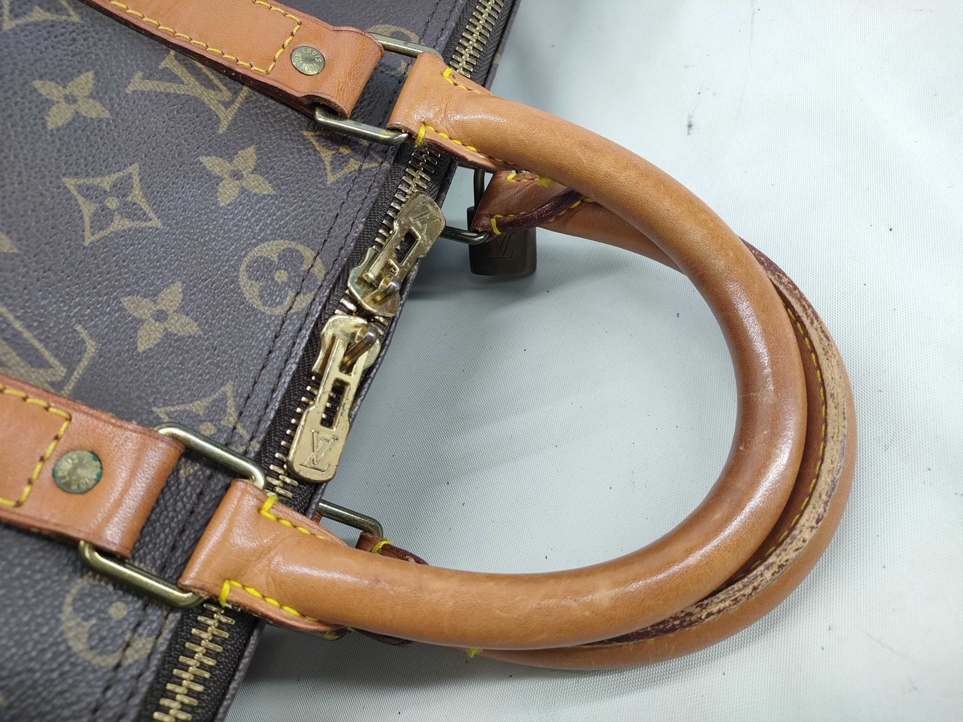Monogram Keepall 45 M41428 MI0941 Brown Boston Bag — view 7