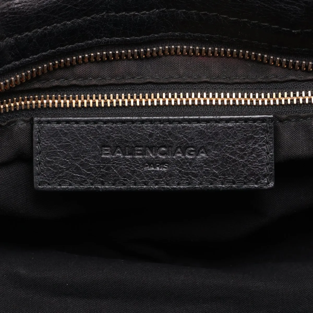 The Giant City 281770 Leather 2-Way Handbag Black 281770 — view 10