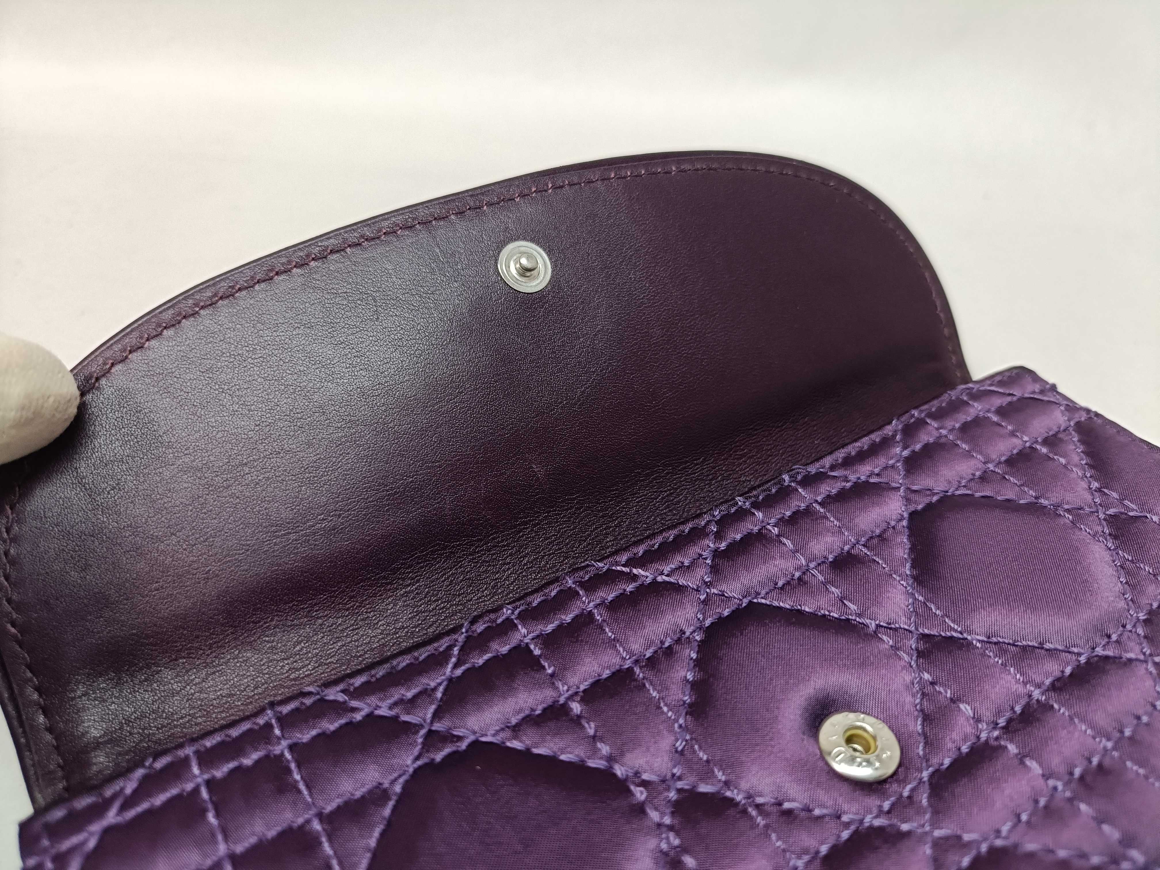 Lady Dior Nylon Wallet — view 8