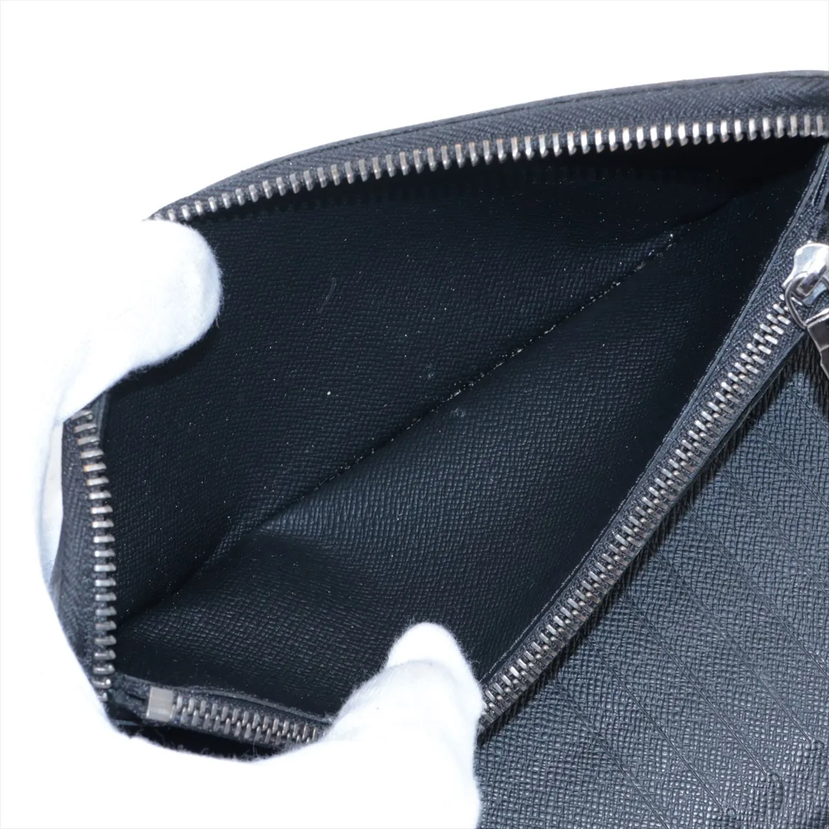 Monogram Eclipse Zippy Wallet Vertical M62295 GI0260 Black Round Zip Wallet — view 5