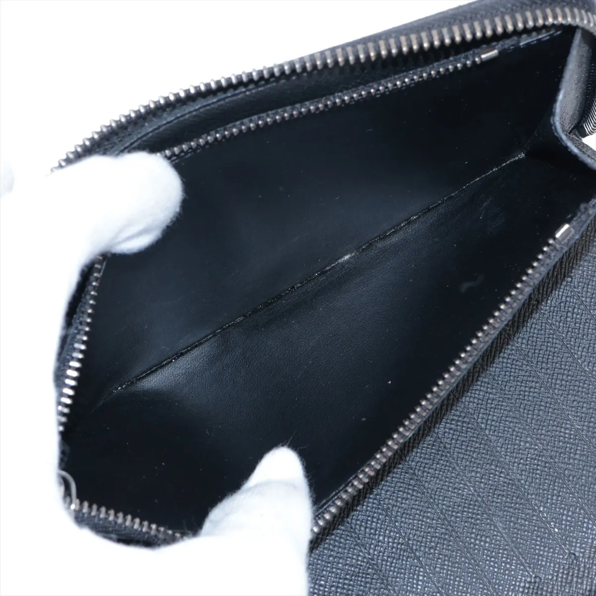 Monogram Eclipse Zippy Wallet Vertical M62295 GI0260 Black Round Zip Wallet — view 6