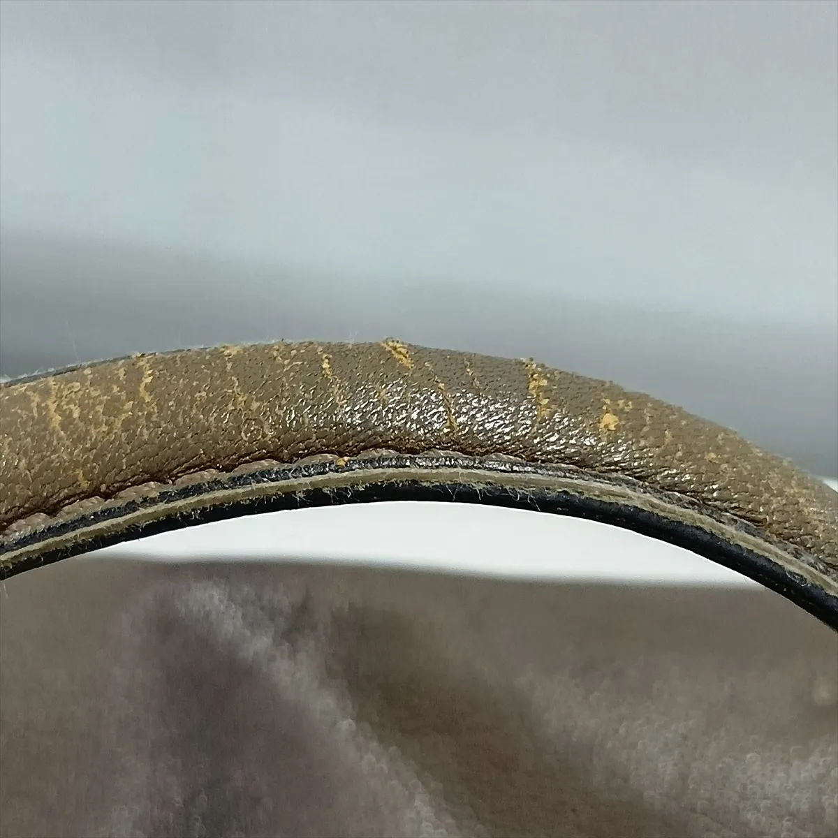 Peekaboo Large Leather 2-Way Handbag Brown 8BN210 — view 12
