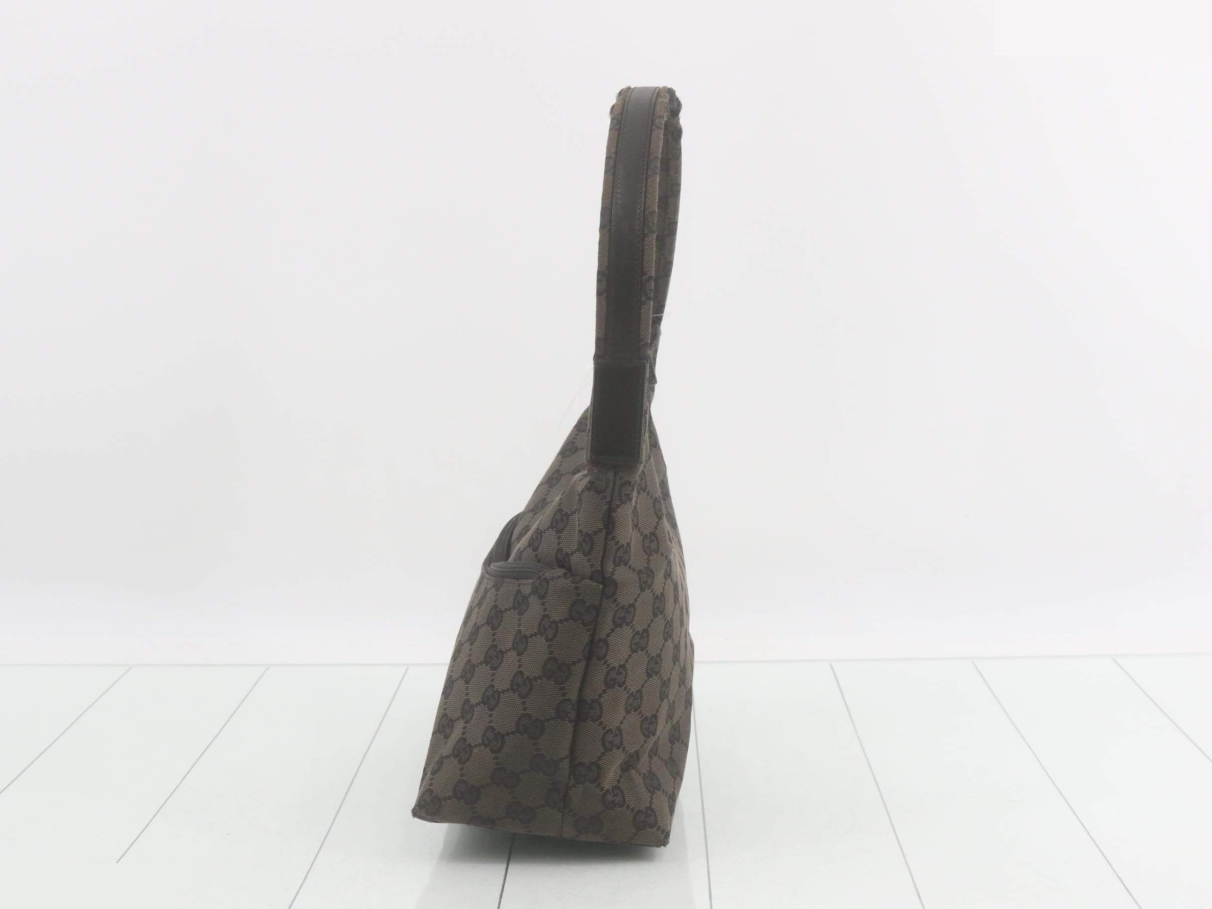 GG Canvas One-Shoulder Bag — view 3