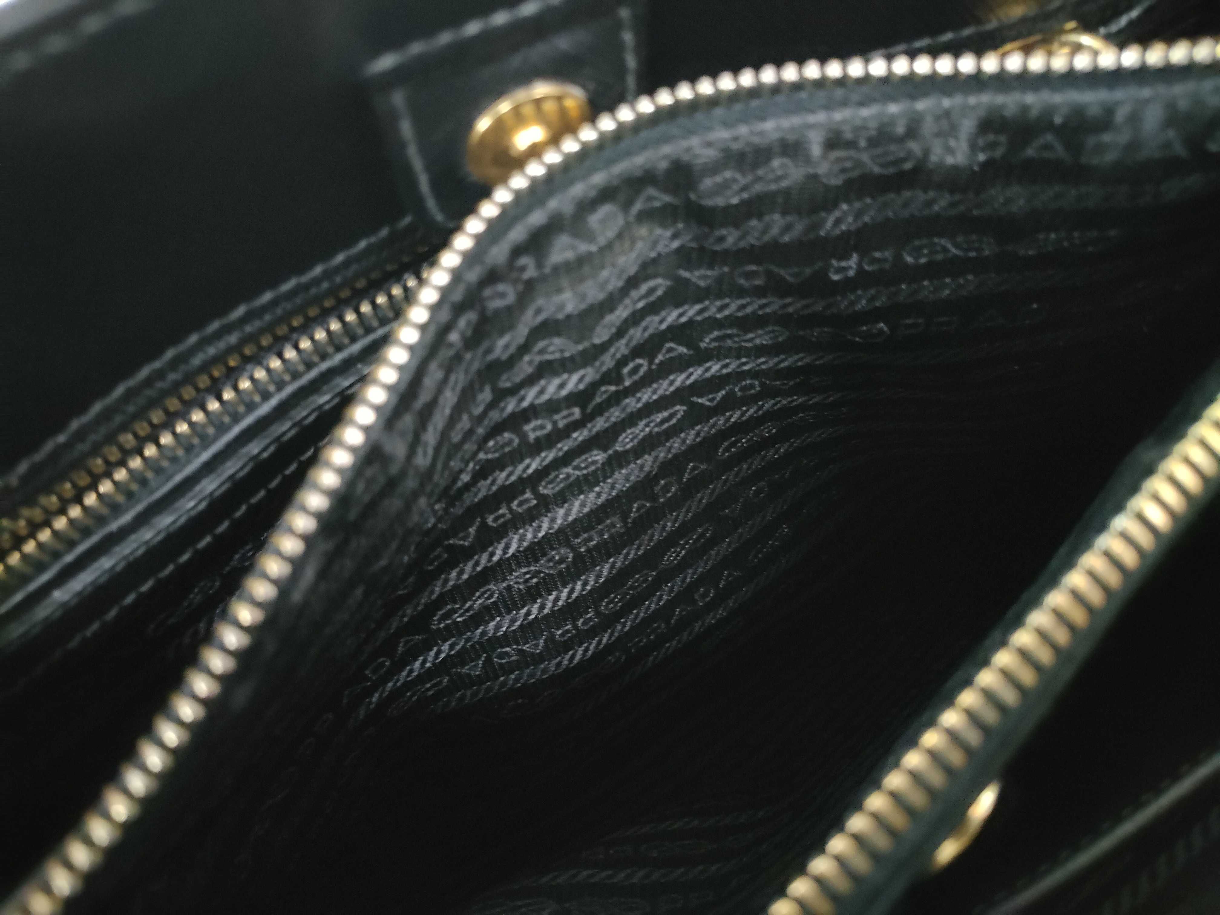 Galleria Medium Saffiano Black Handbag — view 12