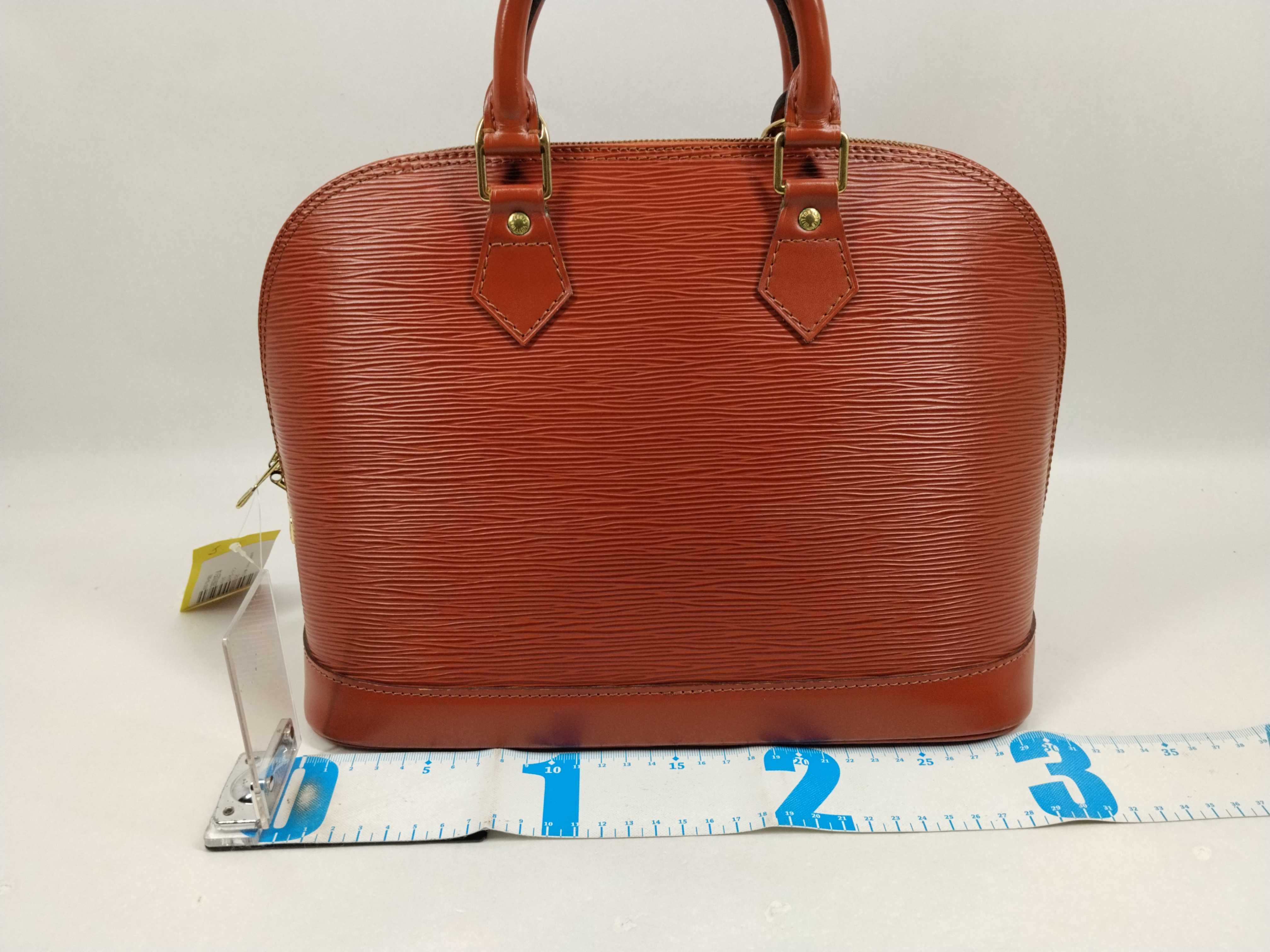 Epi Alma MM Handbag with Padlock — view 2