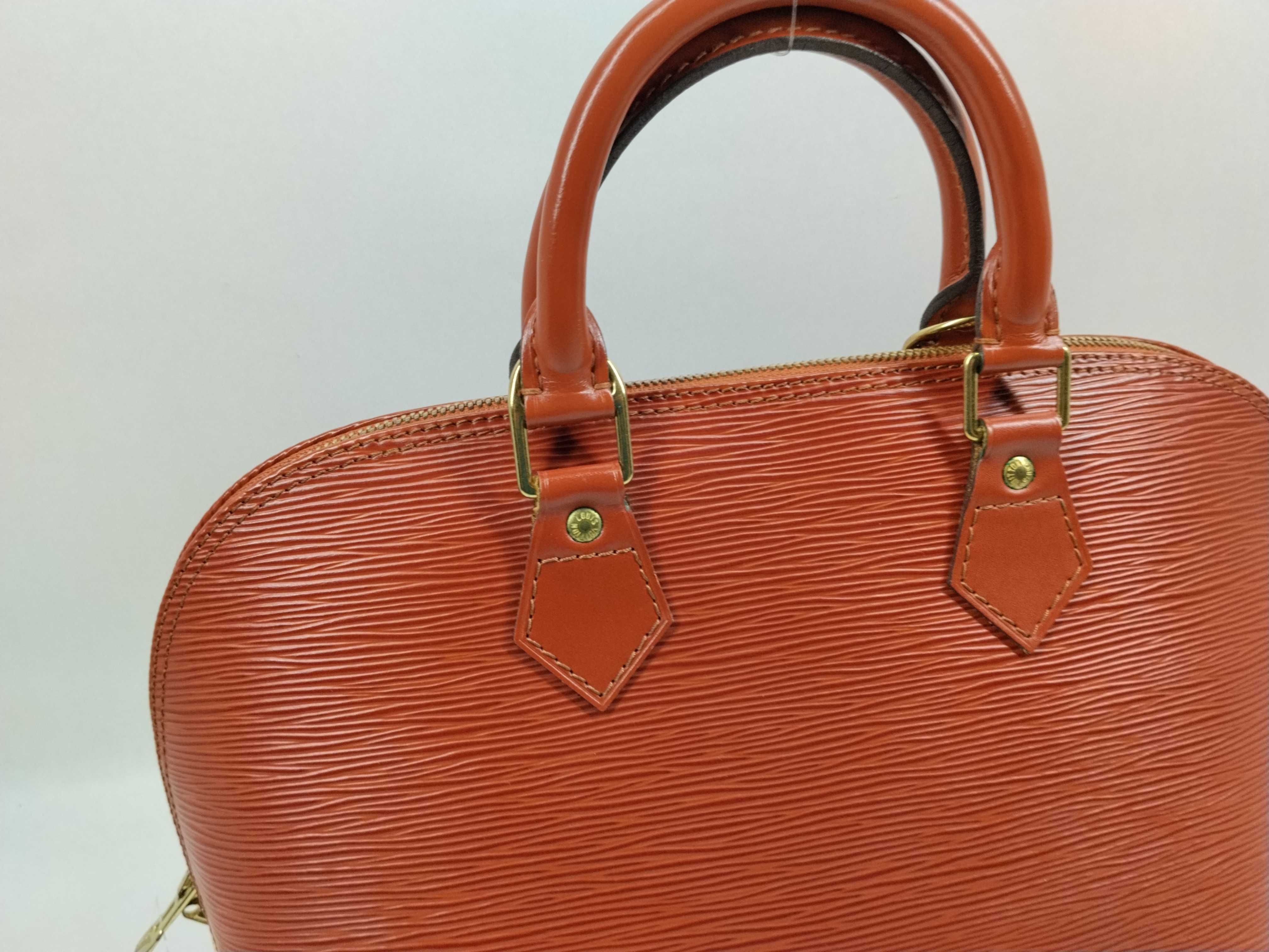 Epi Alma MM Handbag with Padlock — view 3