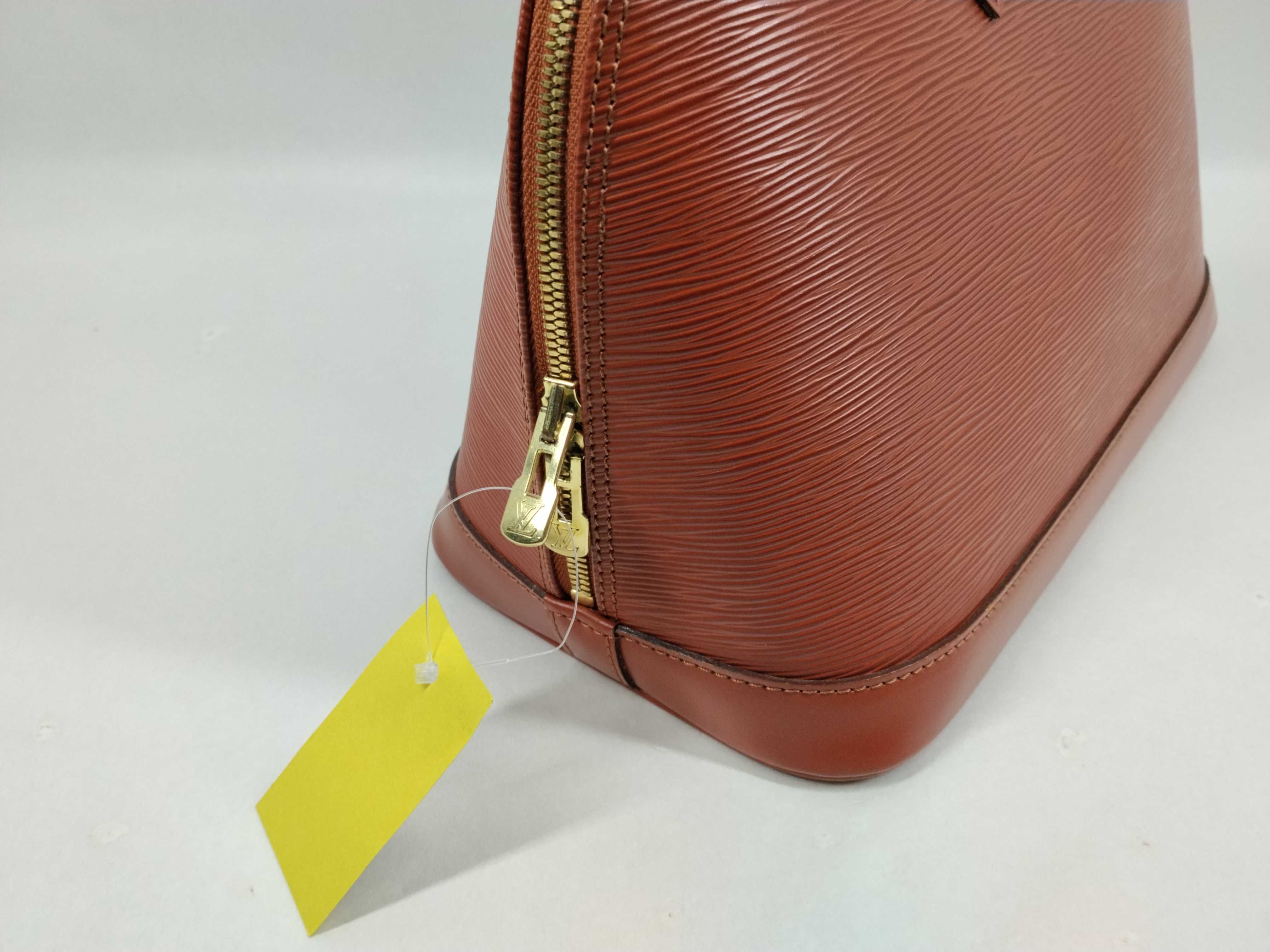 Epi Alma MM Handbag with Padlock — view 5