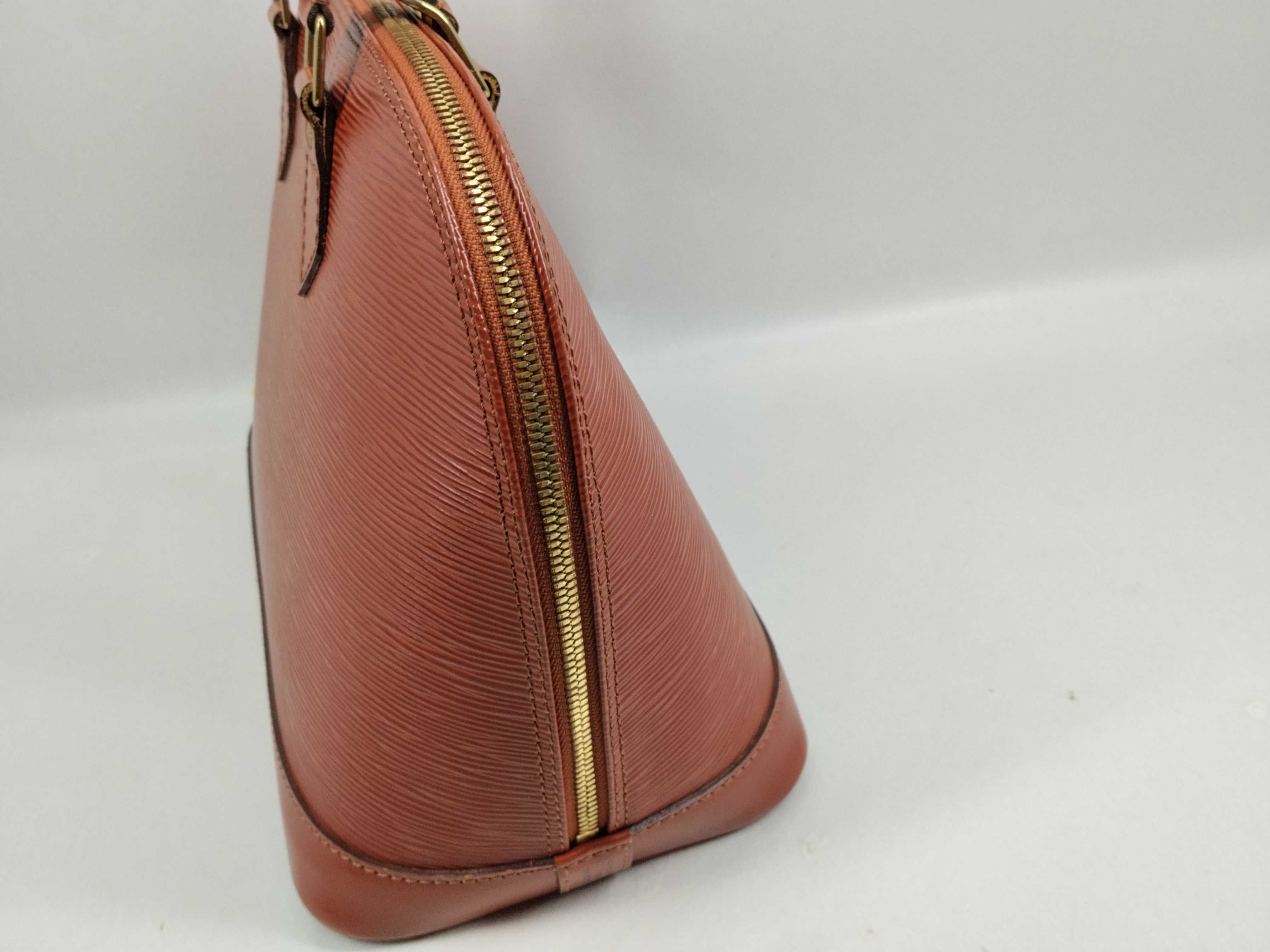 Epi Alma MM Handbag with Padlock — view 6