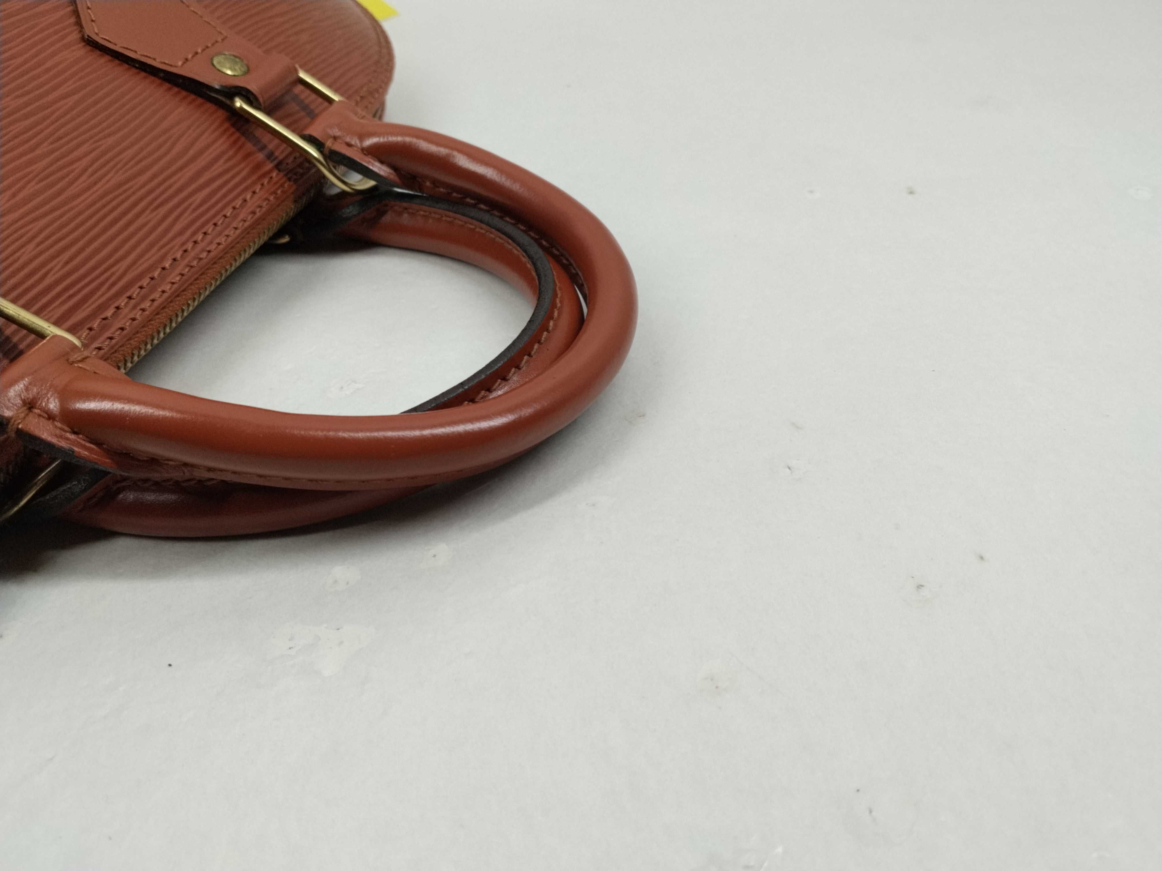 Epi Alma MM Handbag with Padlock — view 7