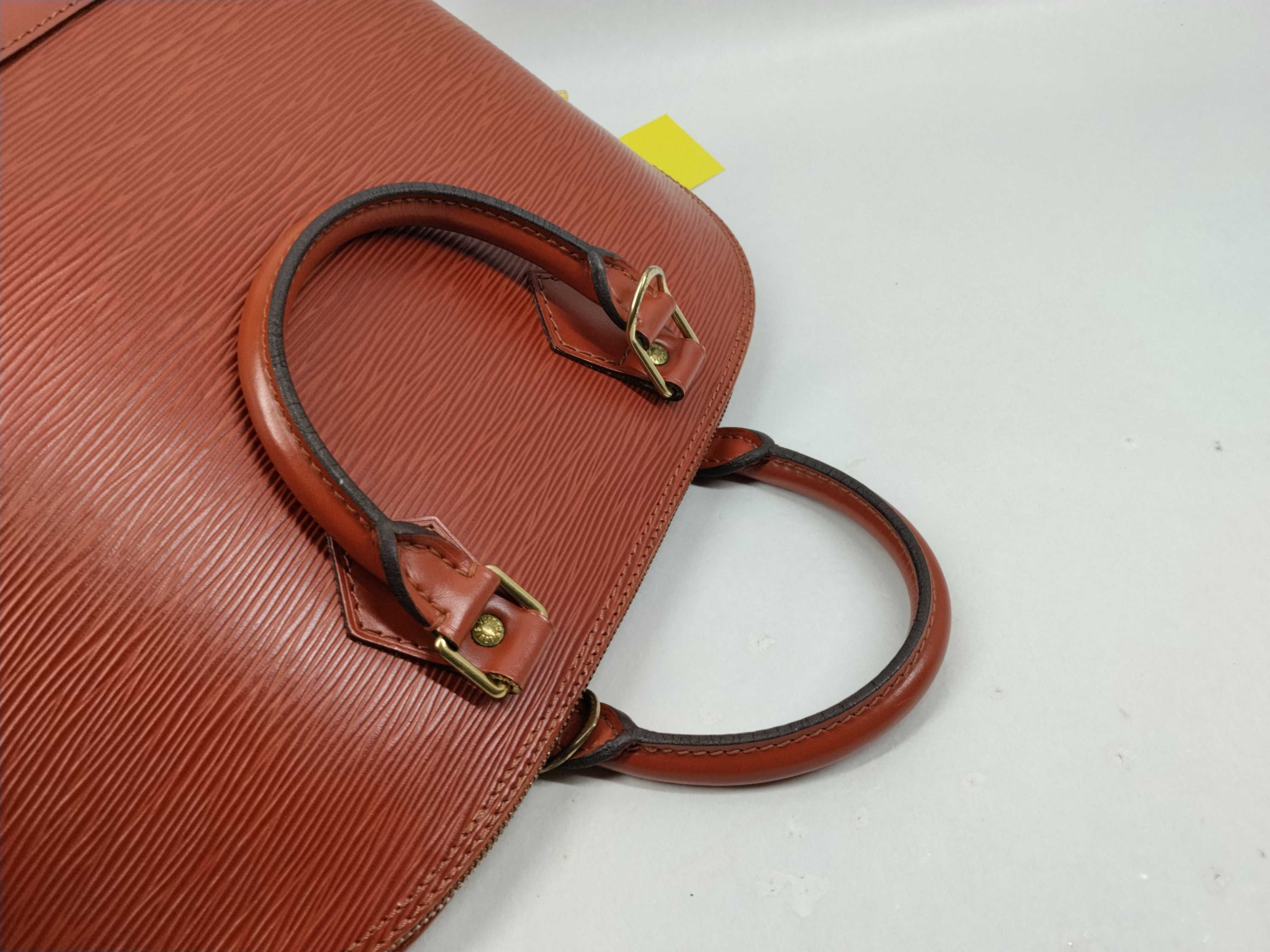 Epi Alma MM Handbag with Padlock — view 8