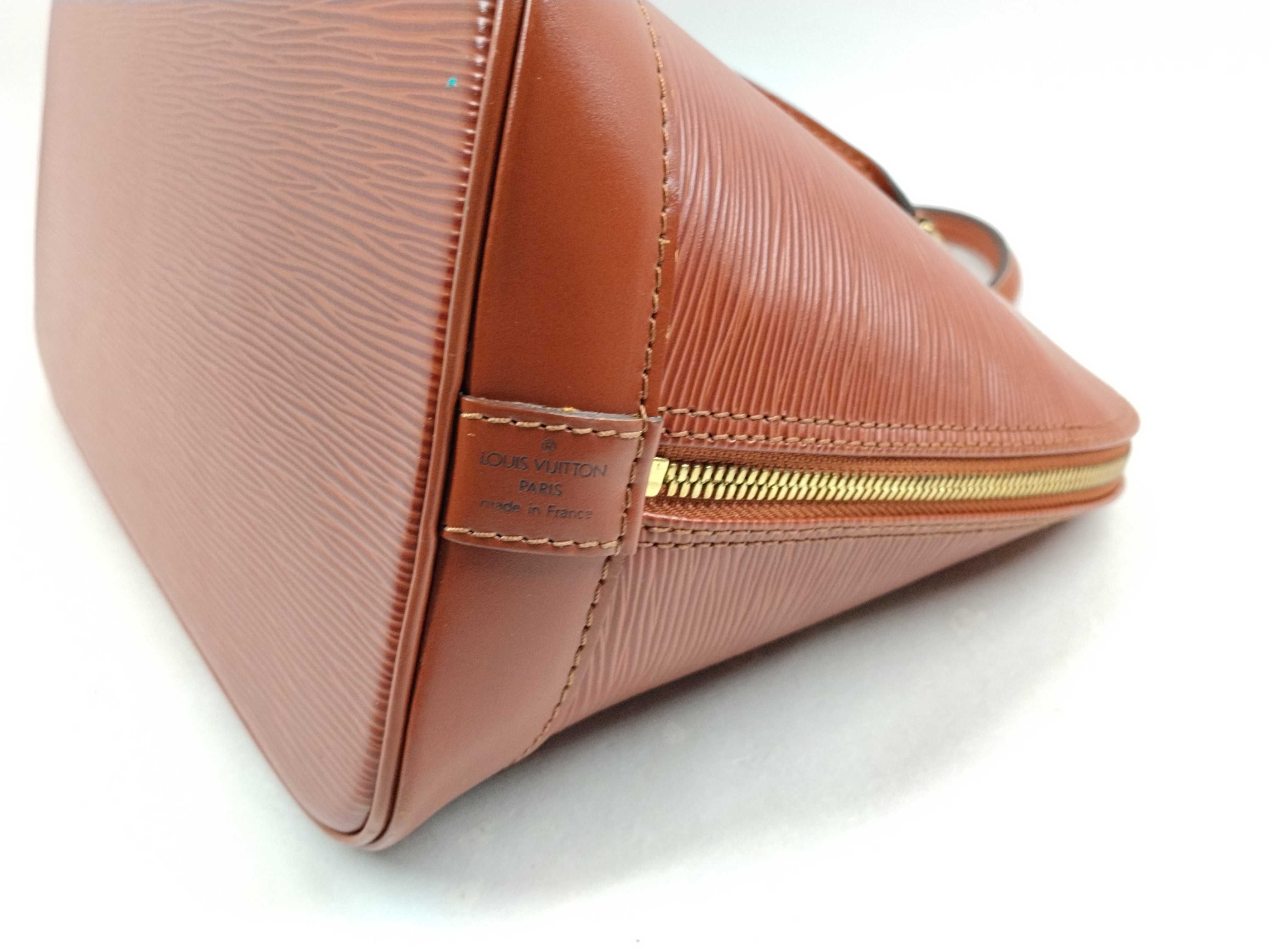 Epi Alma MM Handbag with Padlock — view 10