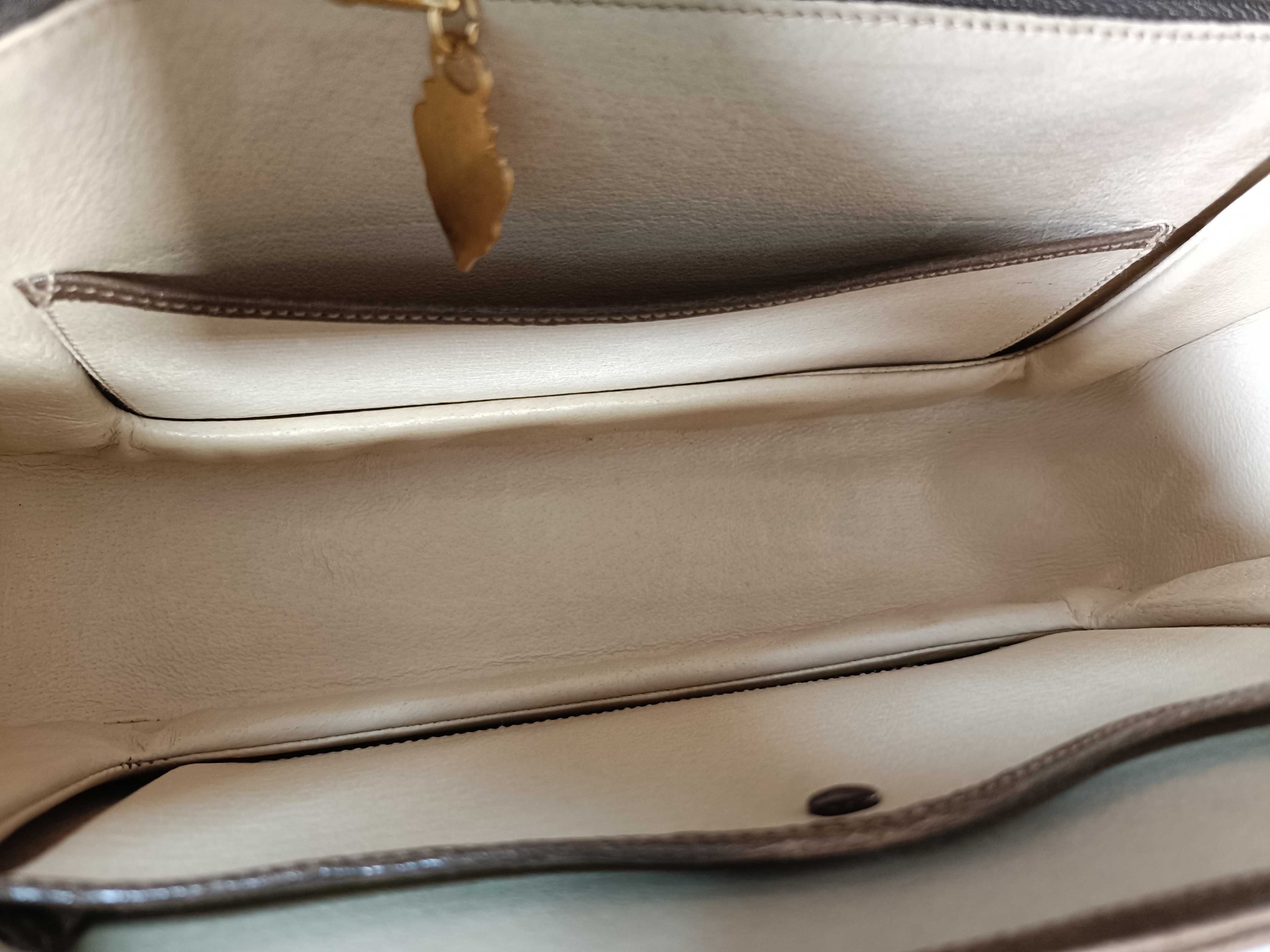 Bamboo Handbag Turnlock Leather Handbag — view 13