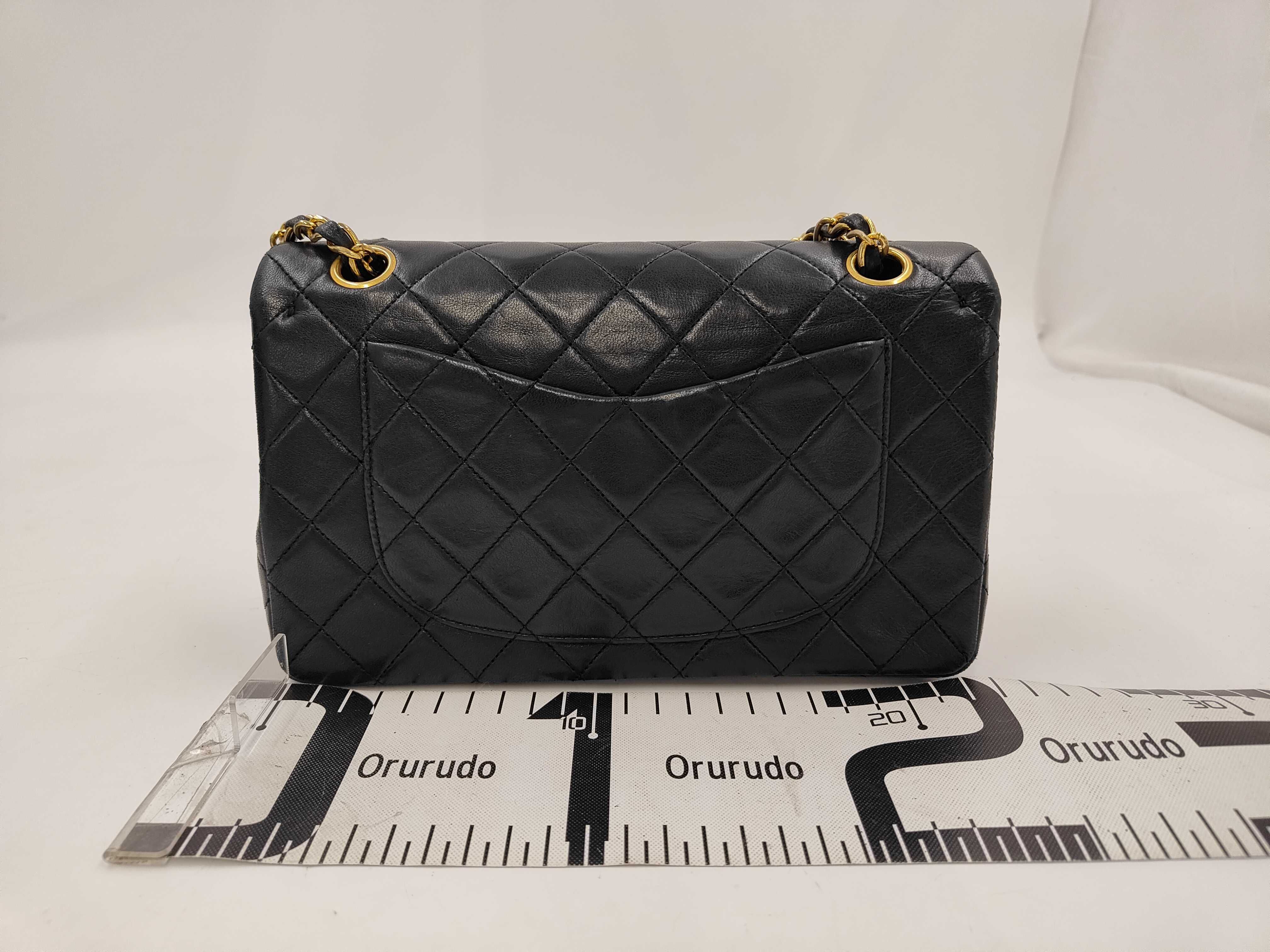 Lambskin Matelassé Double Flap 23 Shoulder Bag — view 2