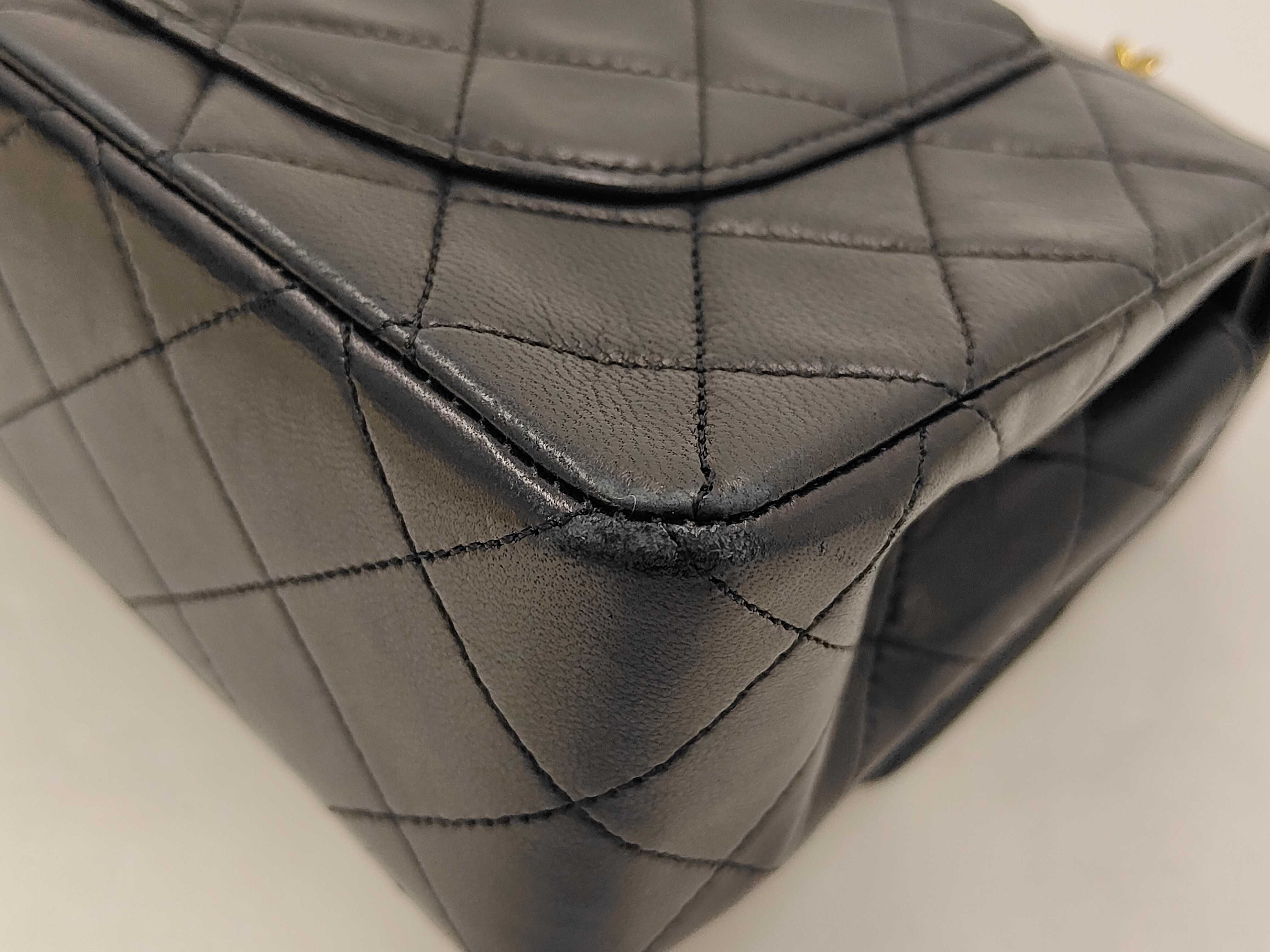 Lambskin Matelassé Double Flap 23 Shoulder Bag — view 3