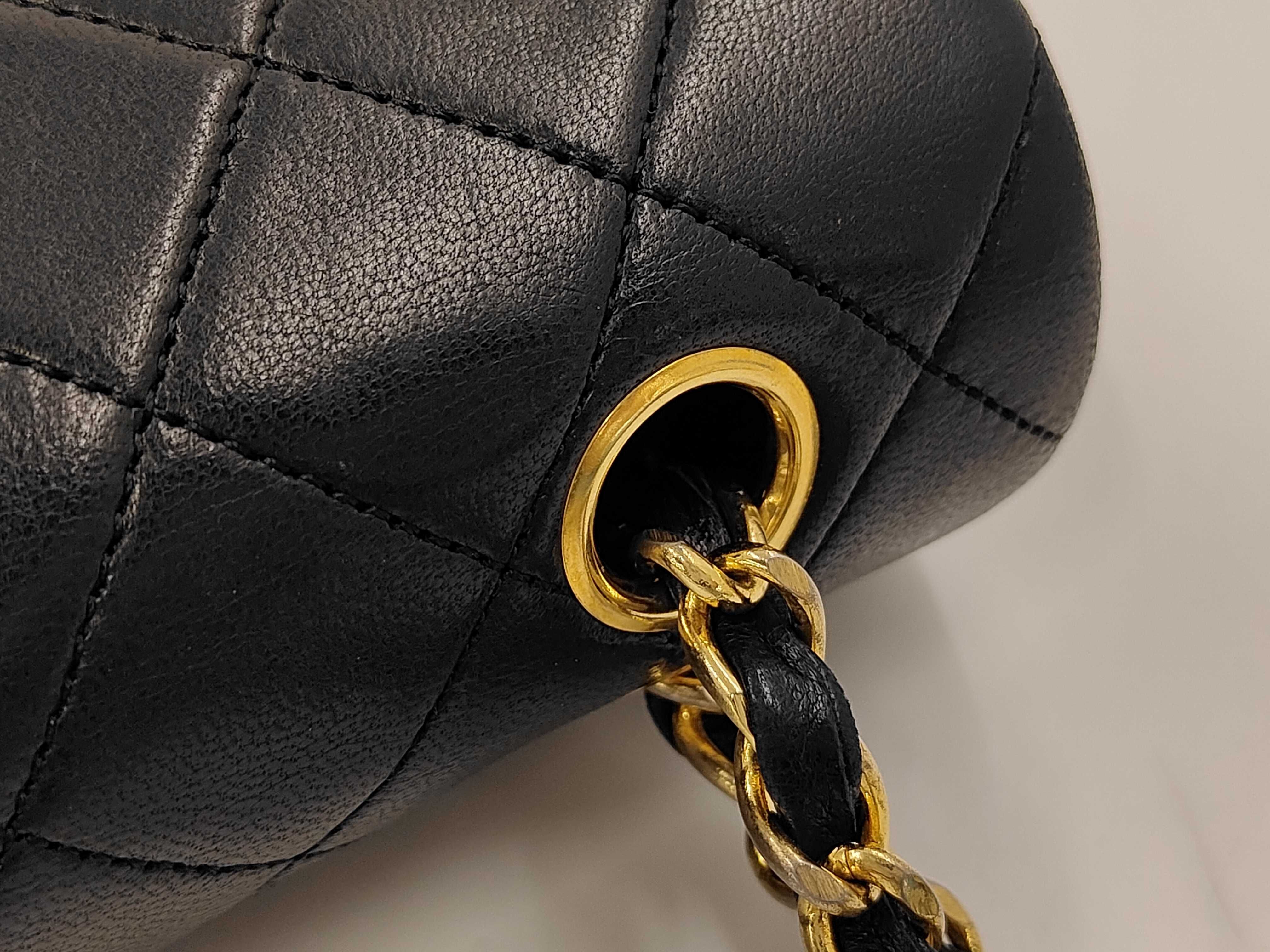 Lambskin Matelassé Double Flap 23 Shoulder Bag — view 7