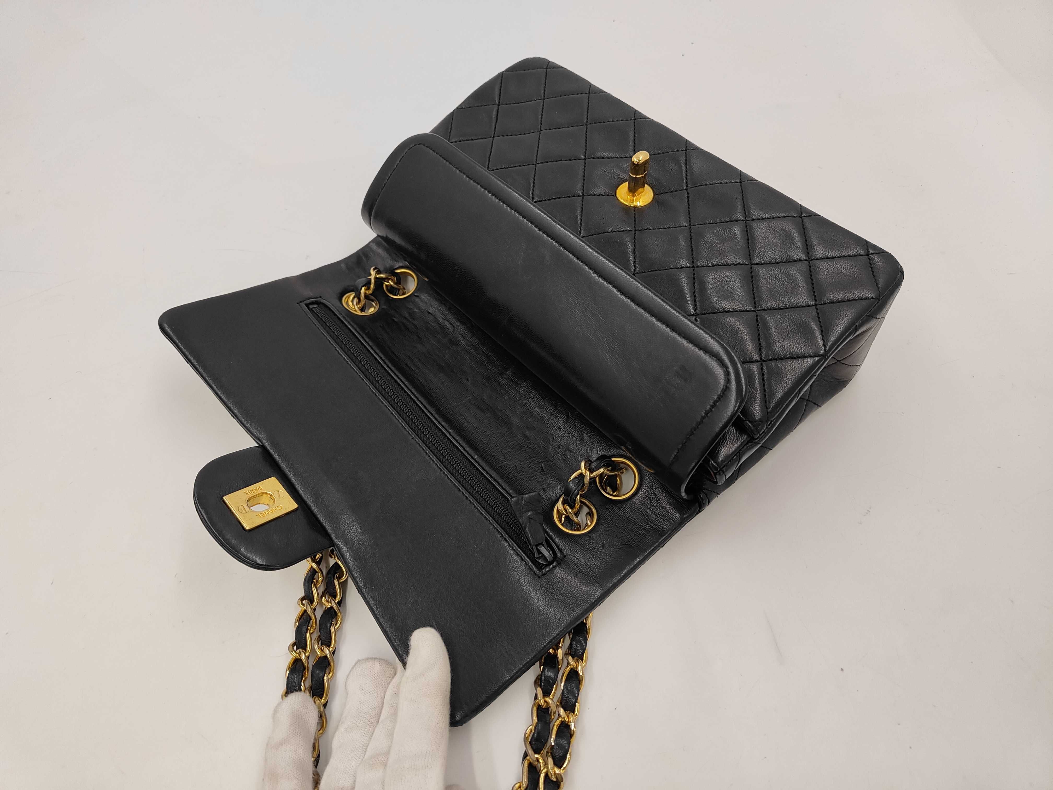 Lambskin Matelassé Double Flap 23 Shoulder Bag — view 8