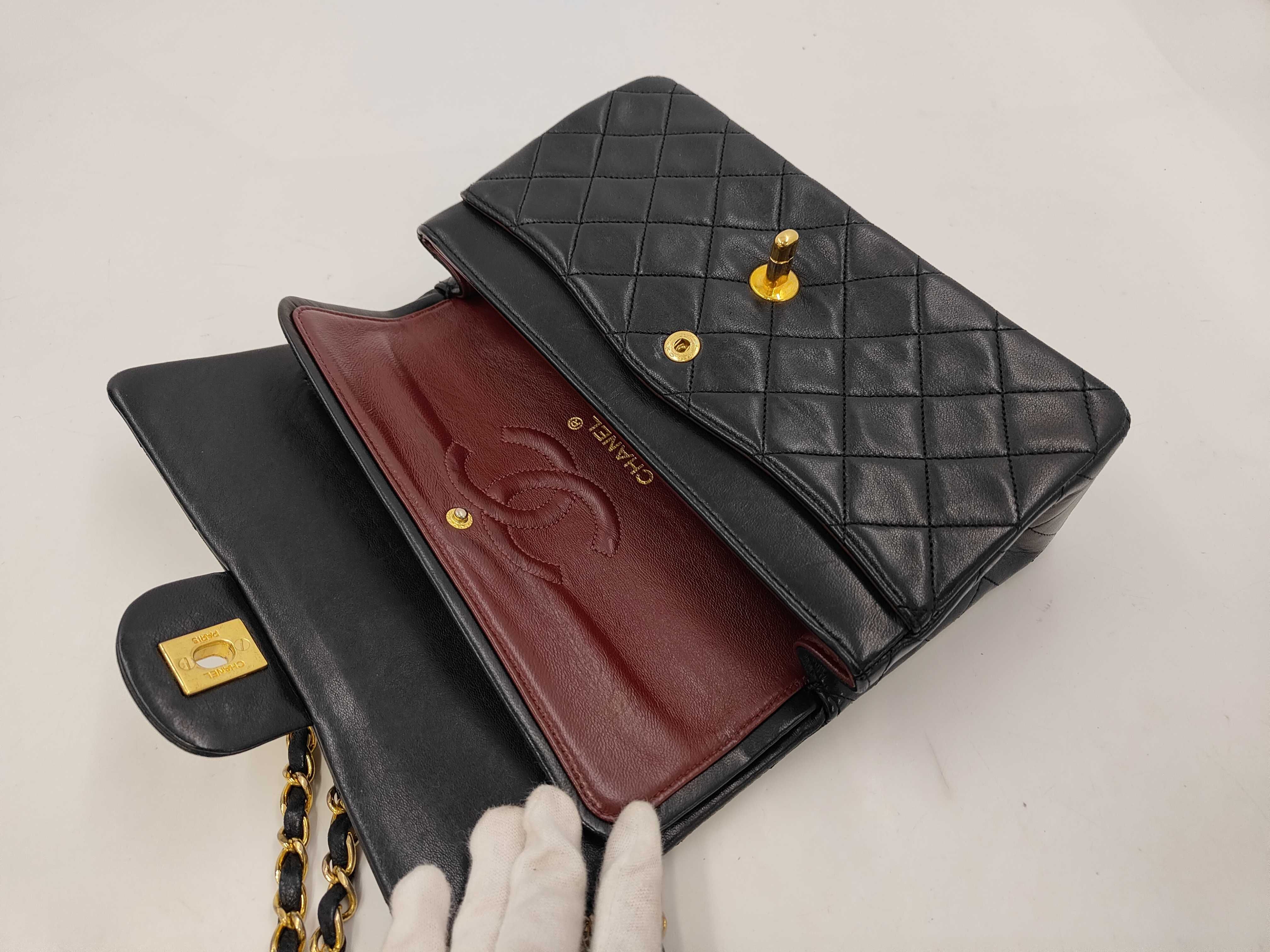 Lambskin Matelassé Double Flap 23 Shoulder Bag — view 9