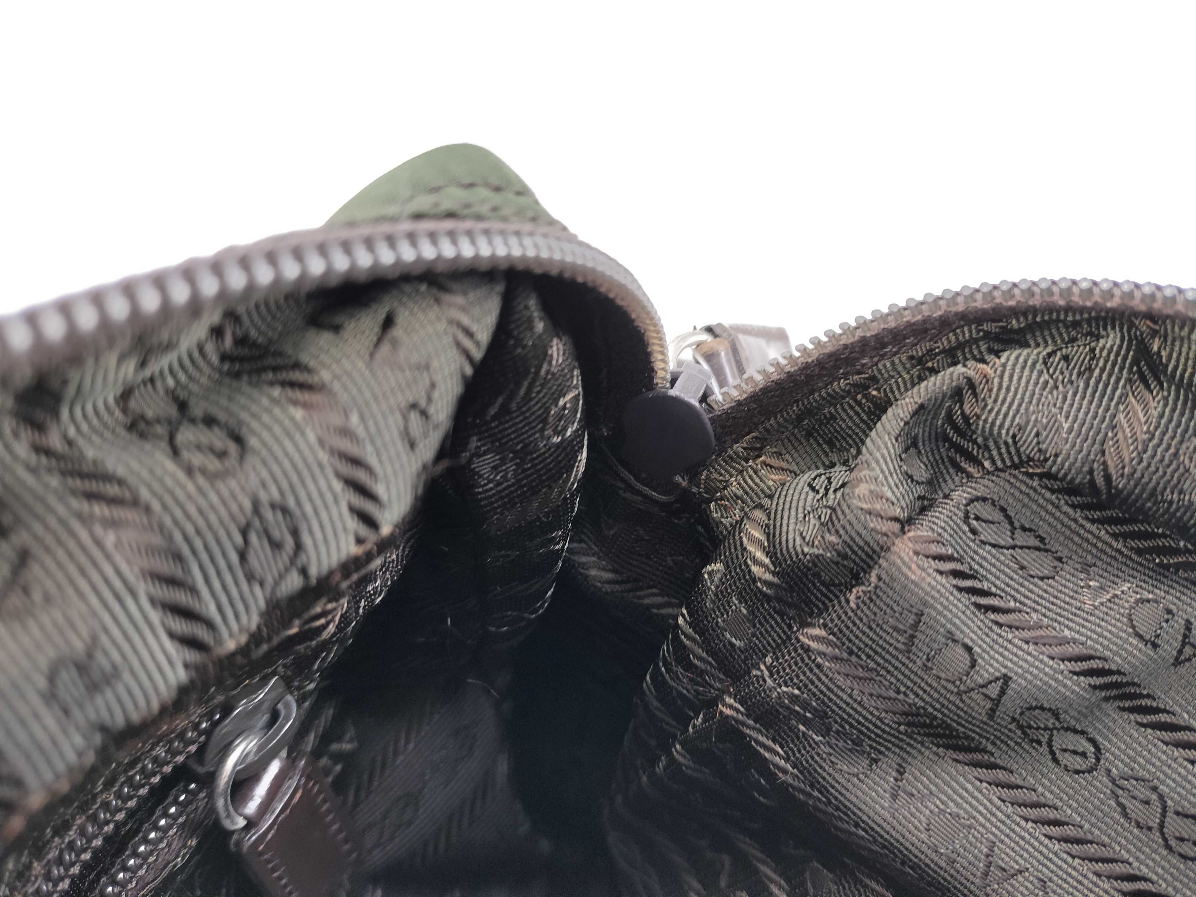 Nylon Shoulder Bag, Green — view 14