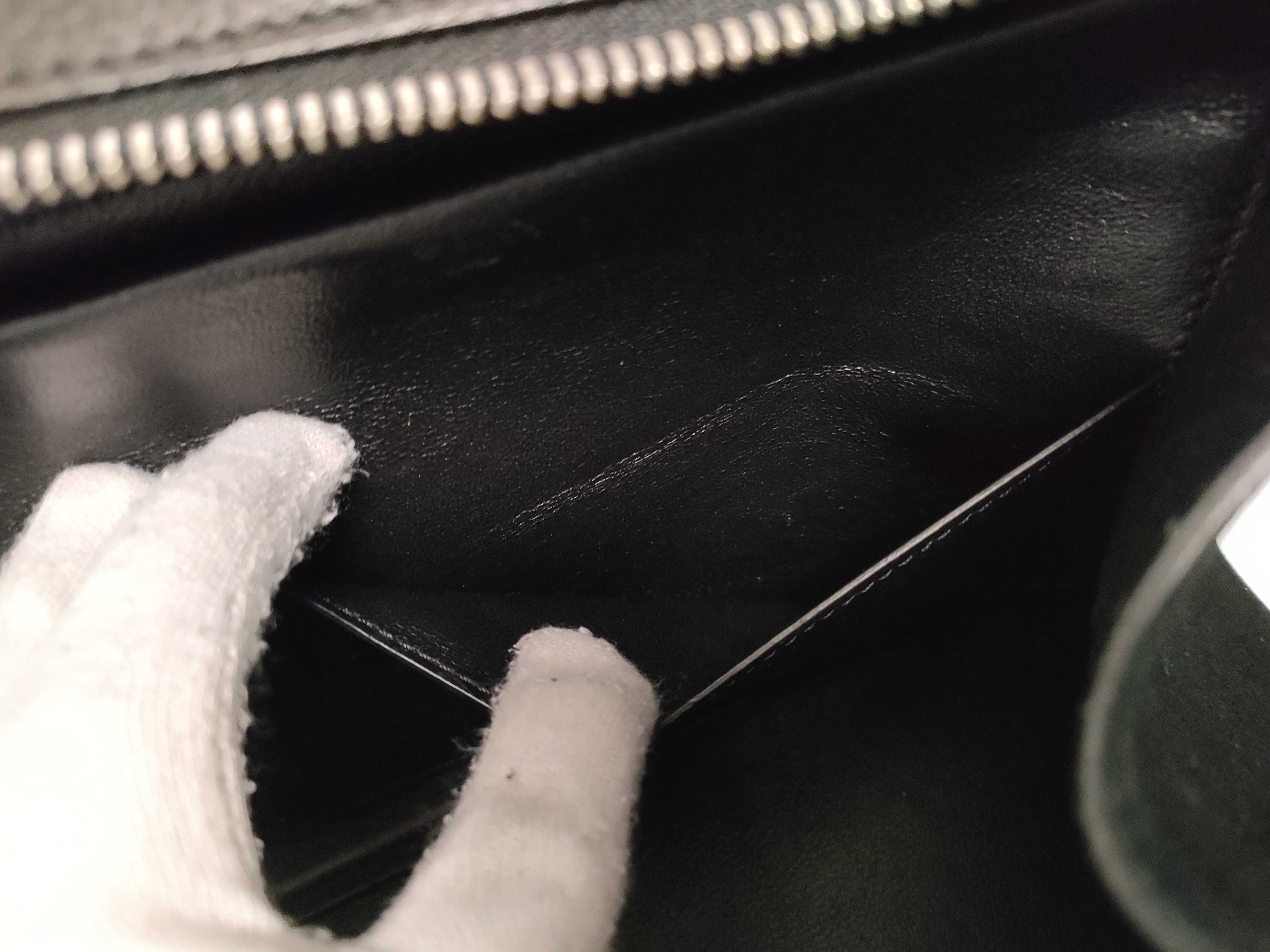 Trapeze Leather x Suede Handbag, Black — view 15