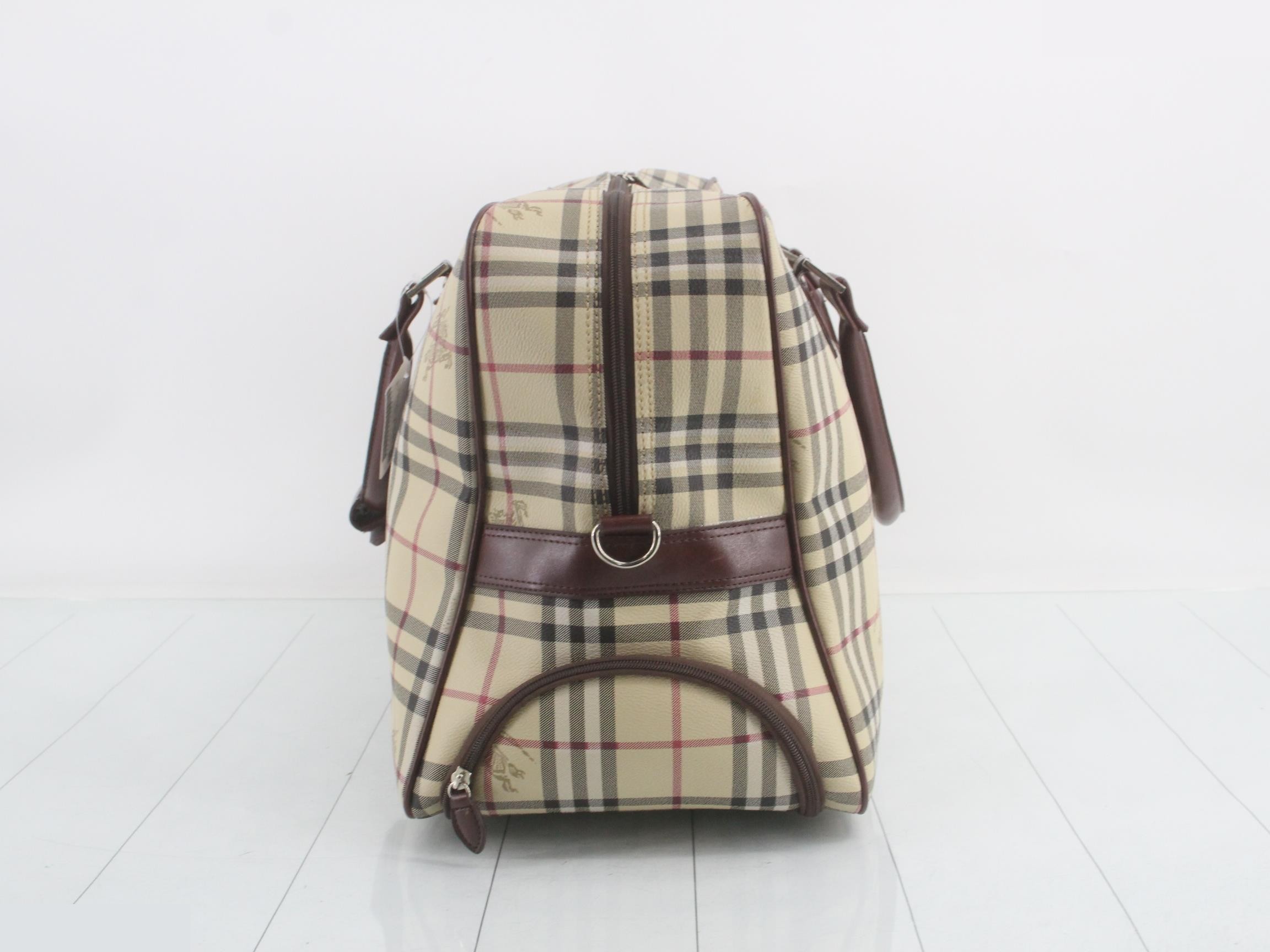 Burberry's Nova Check 2WAY Boston Bag — view 4