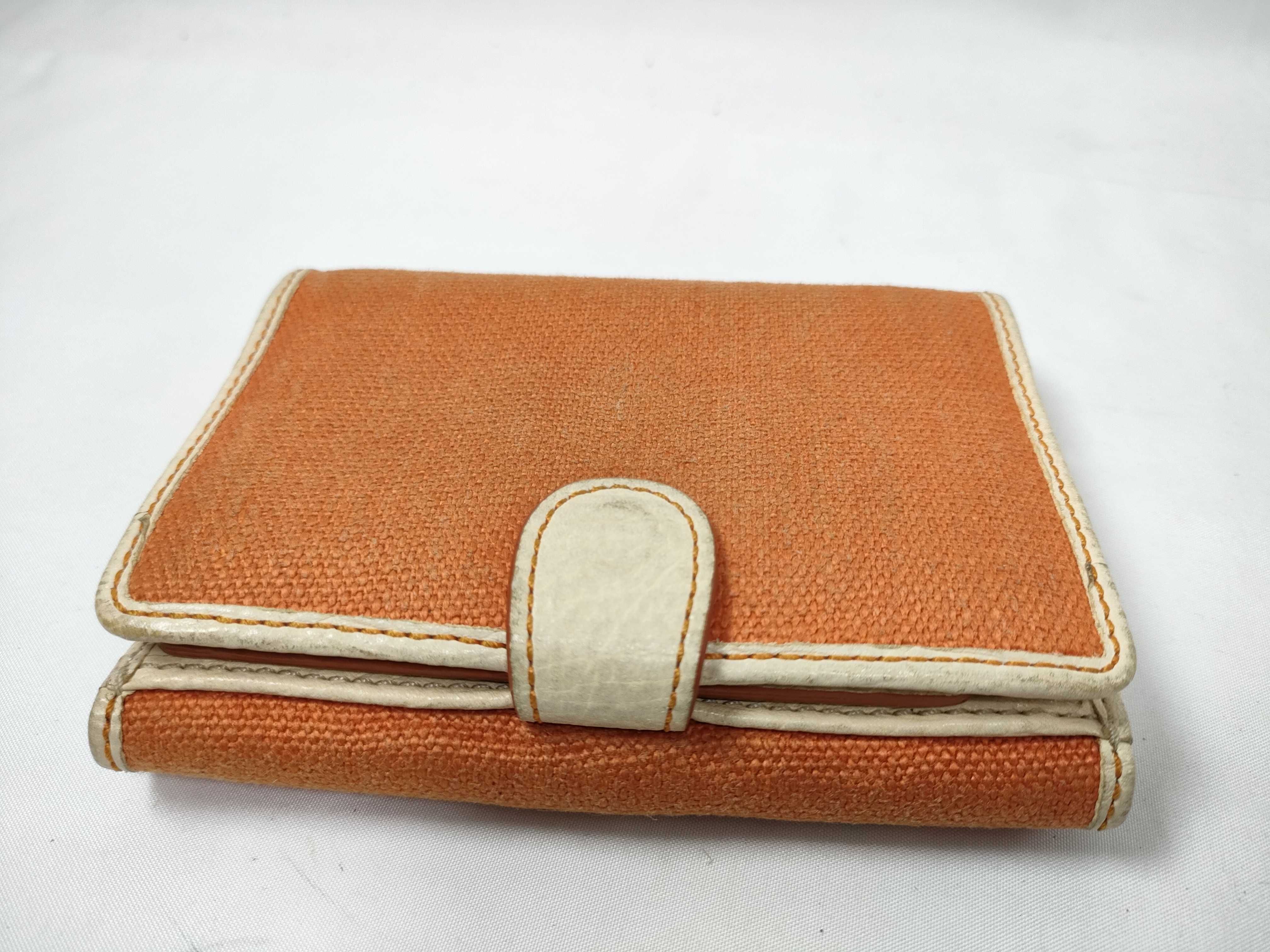 Orange Folding Wallet Canvas Wallet — view 6