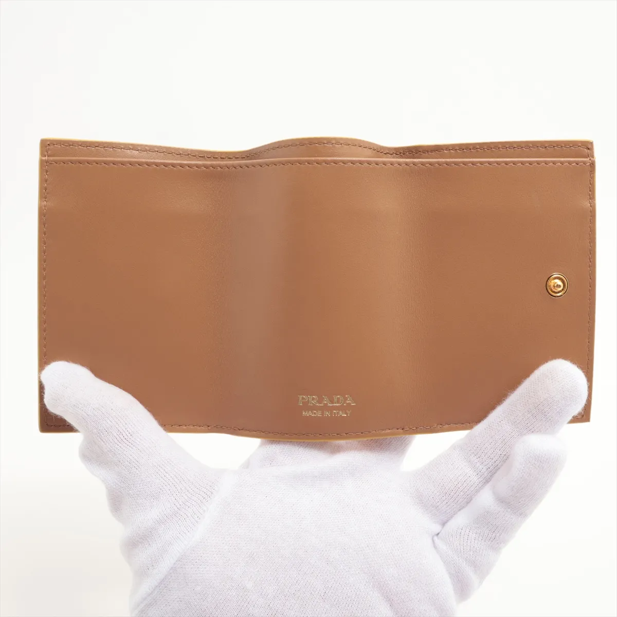 Vitello Daino 1MH021 Leather Compact Wallet Yellow — view 4