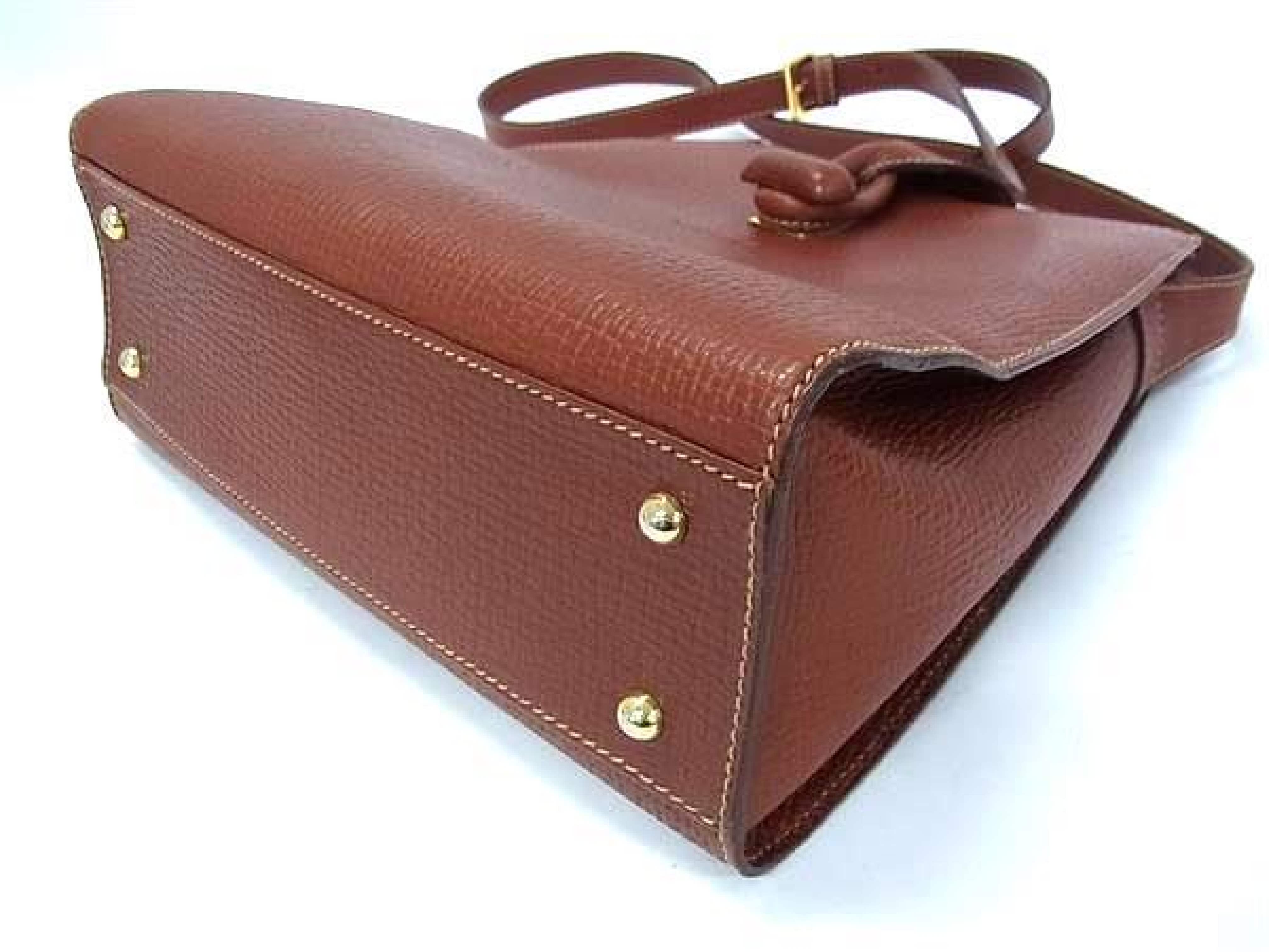 Leather Crossbody Bag, Shoulder Bag for Women, Brown, BQ7682 — view 4