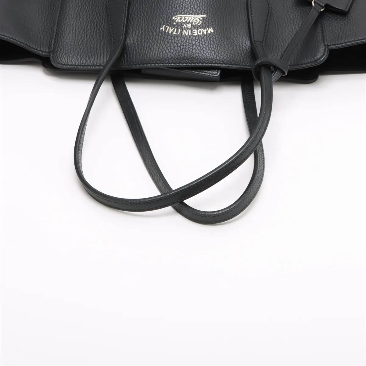 swing leather tote bag black 354408 — view 5