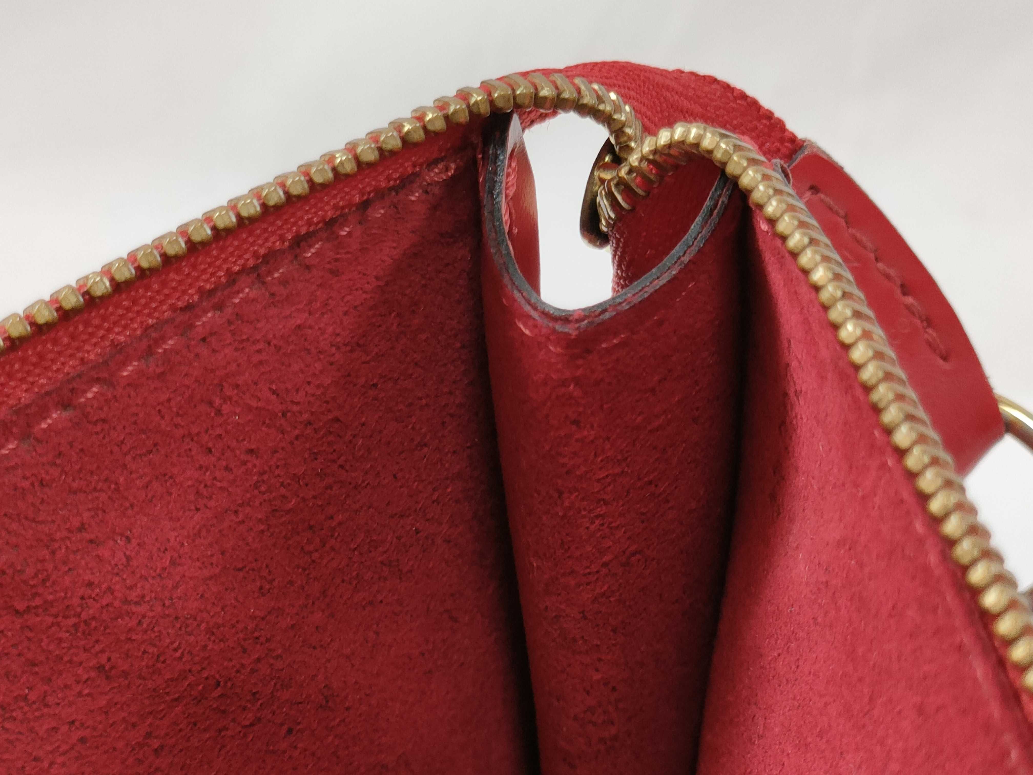 Epi Red Leather Pochette Shoulder Bag — view 14