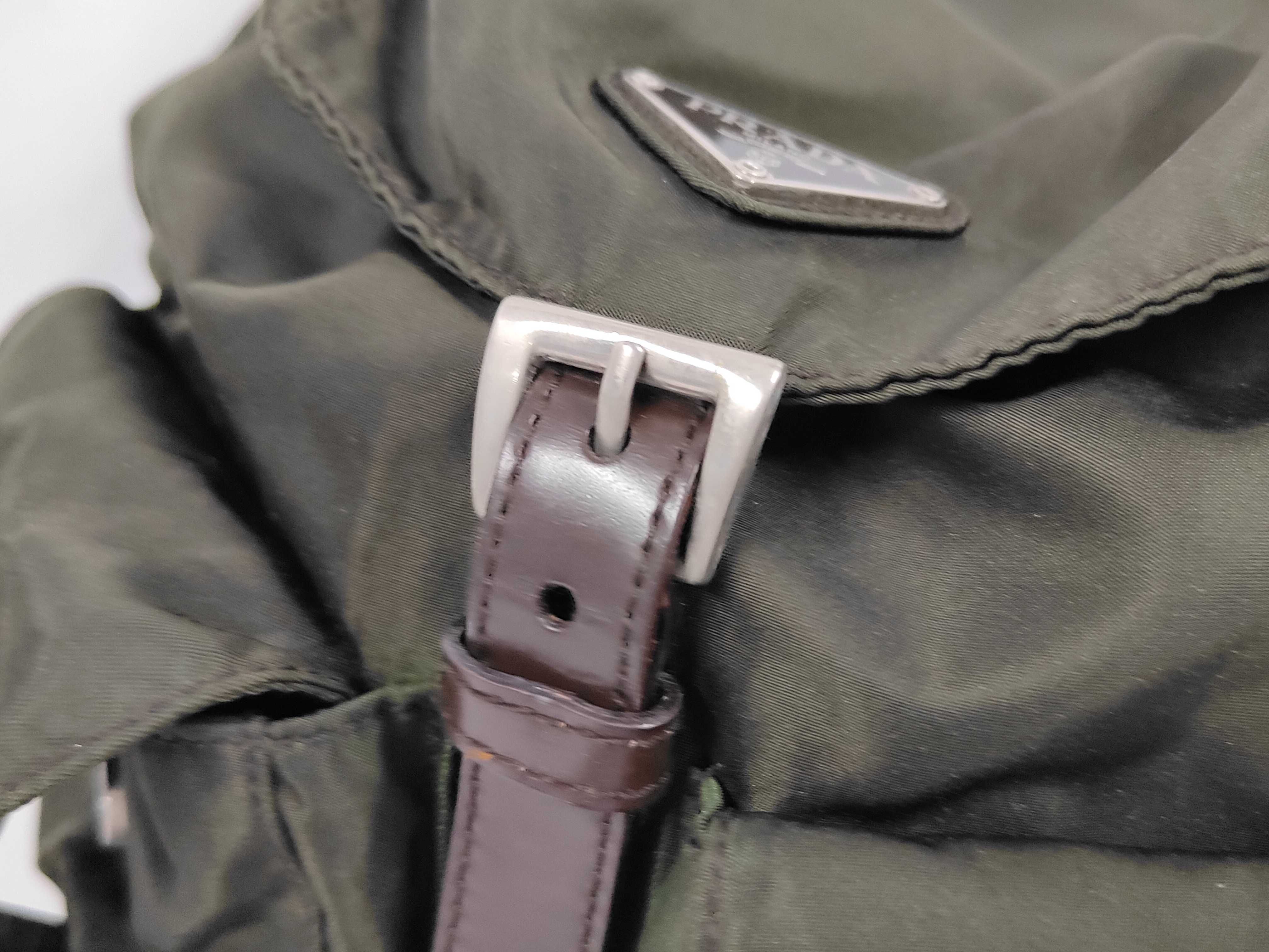 Nylon Backpack Green Backpack — view 7