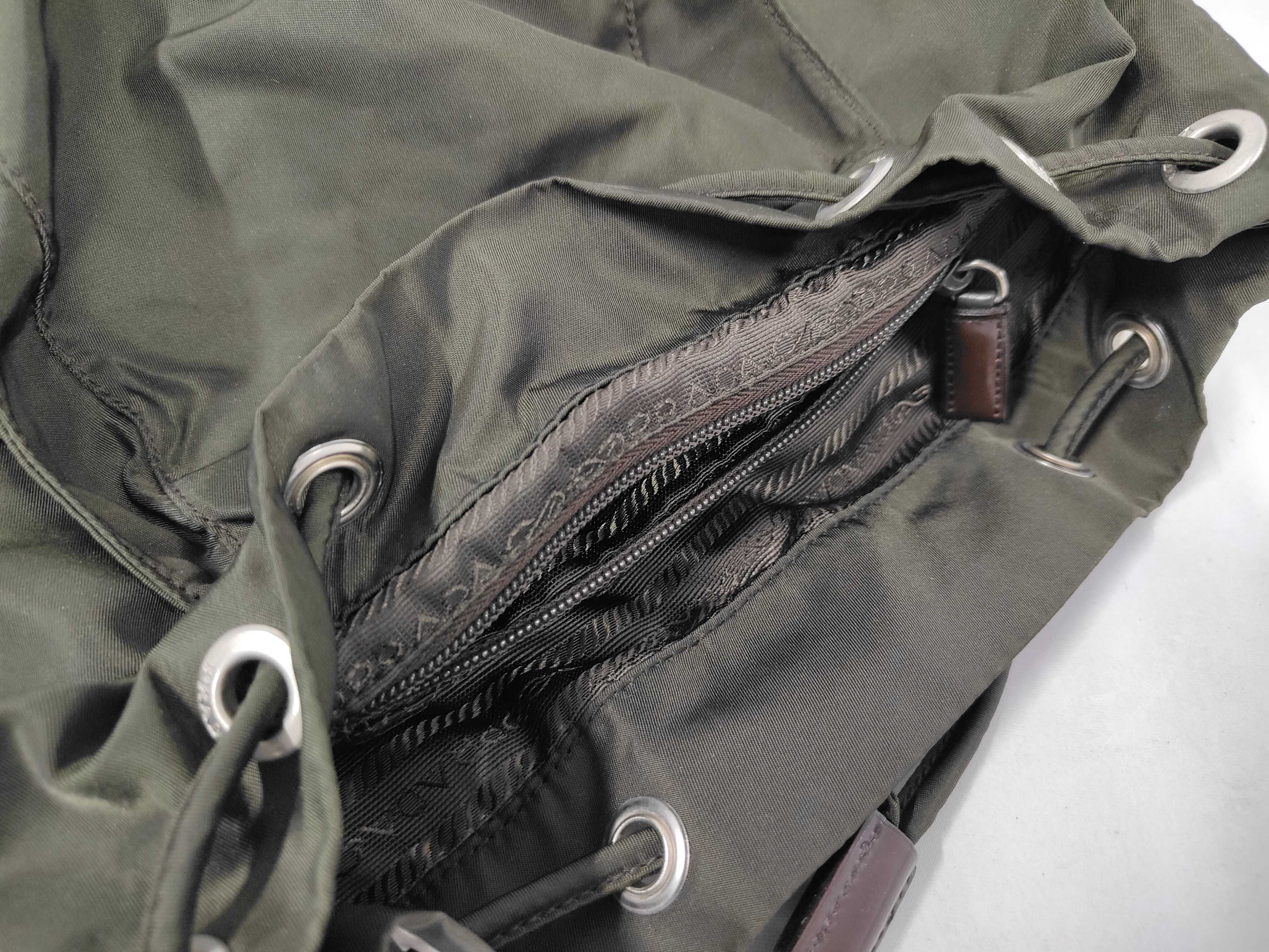 Nylon Backpack Green Backpack — view 10