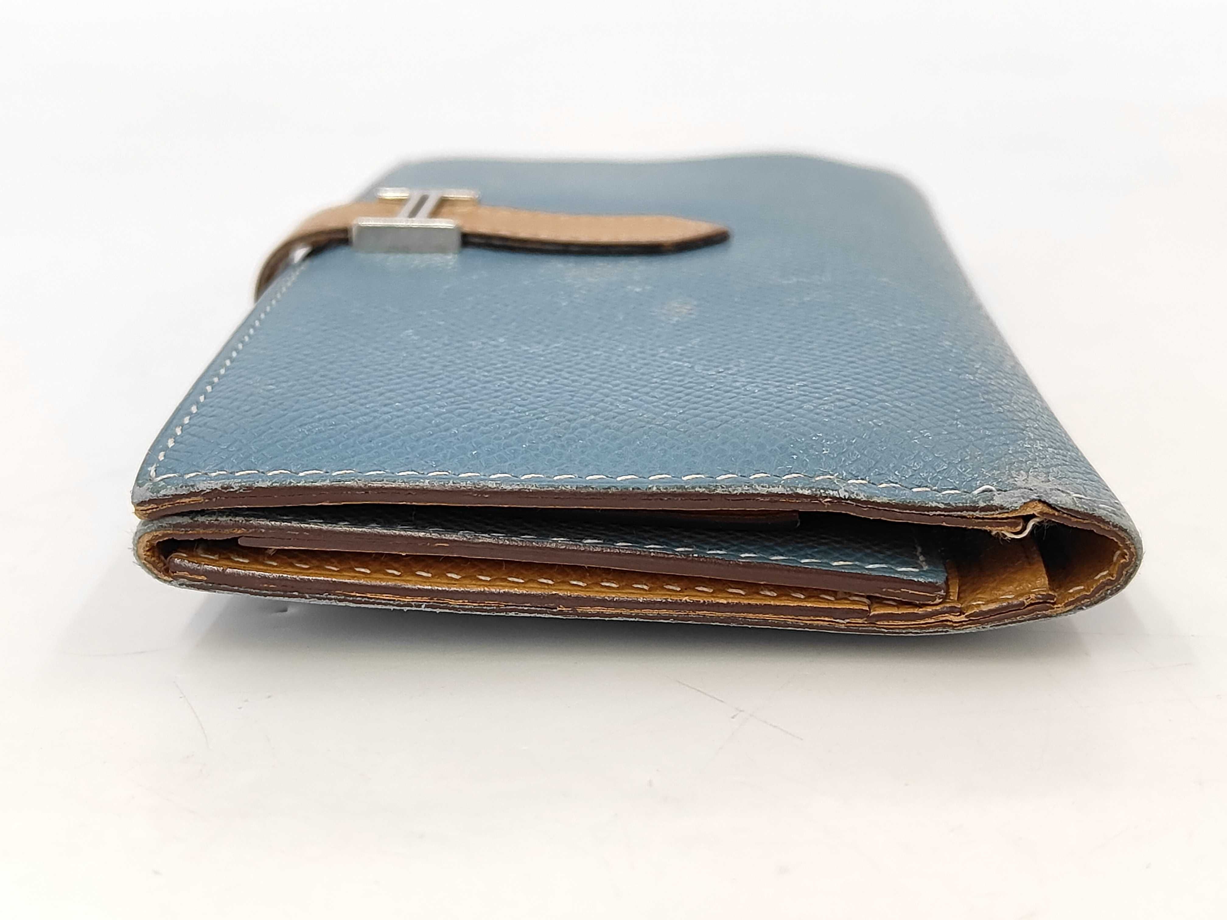 Bearn Tri-fold Wallet, Blue Jean Gold, M stamp — view 4