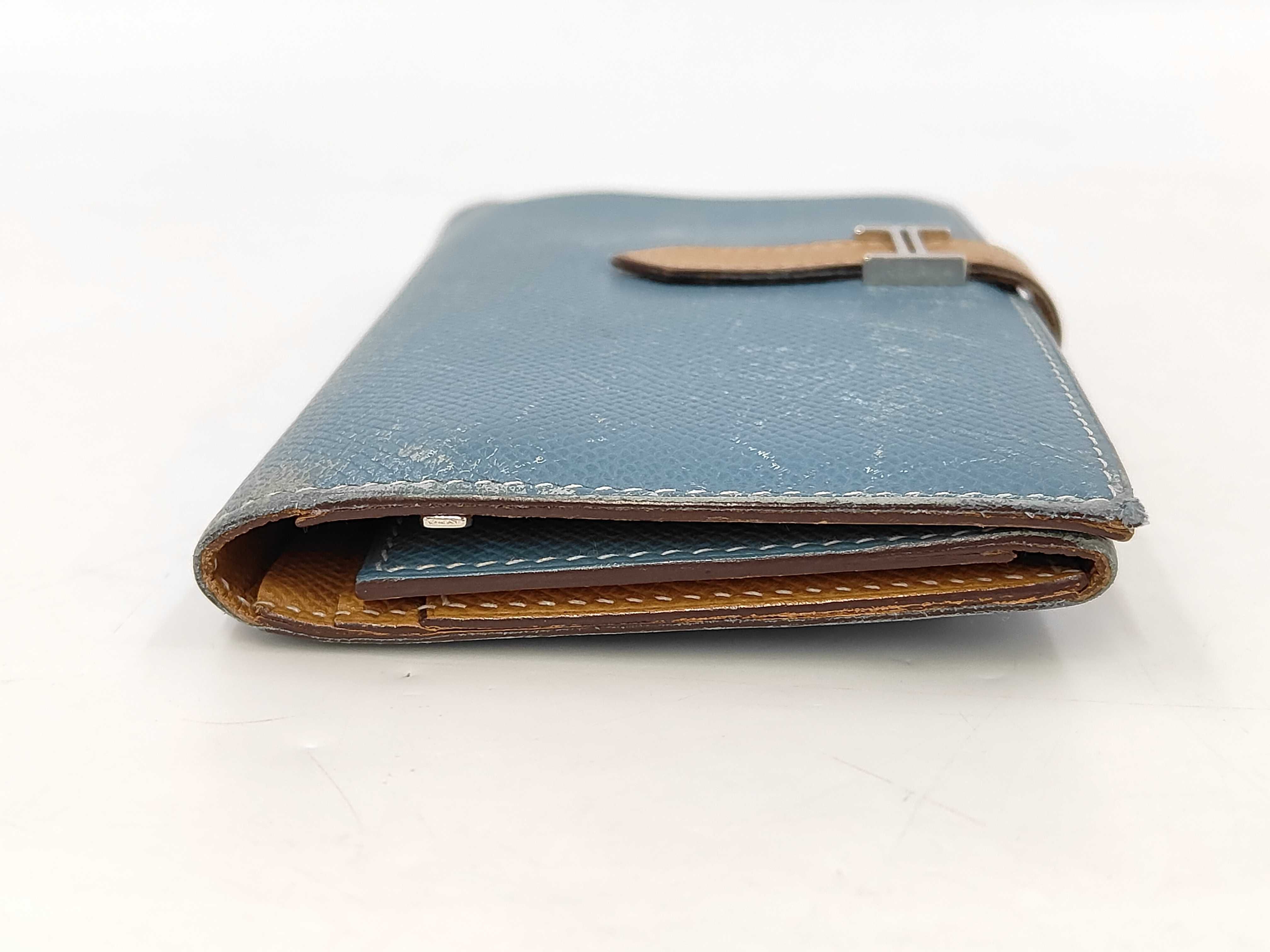 Bearn Tri-fold Wallet, Blue Jean Gold, M stamp — view 6