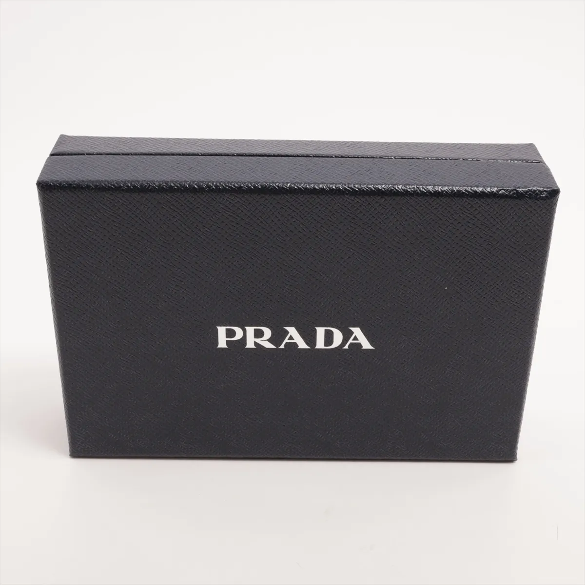 Saffiano 1ML225 Leather Compact Wallet, Black — view 8