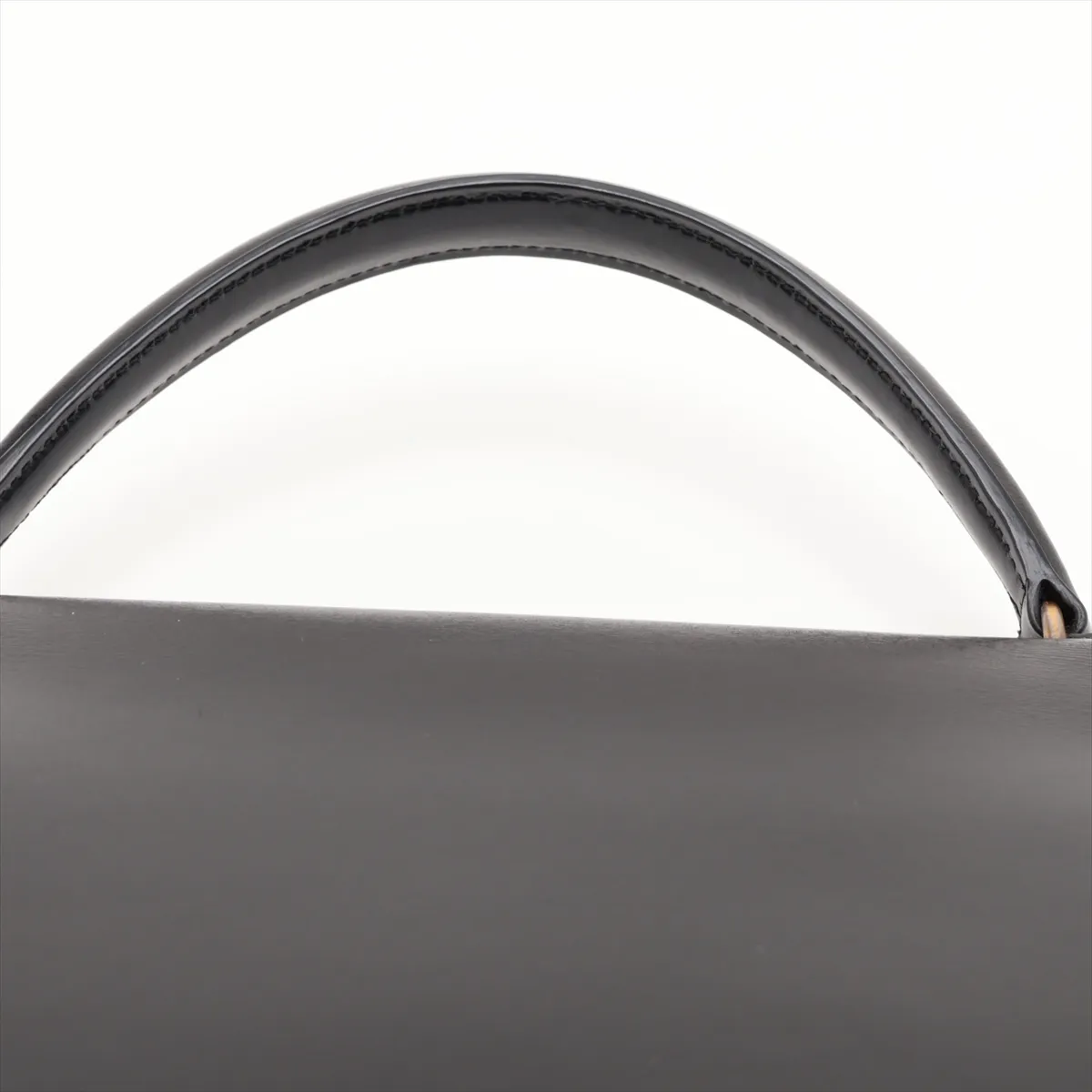 [Individually packaged] Hermes Kelly 32 Sellier Box Calf Black Gold Hardware I: 1979 — view 6