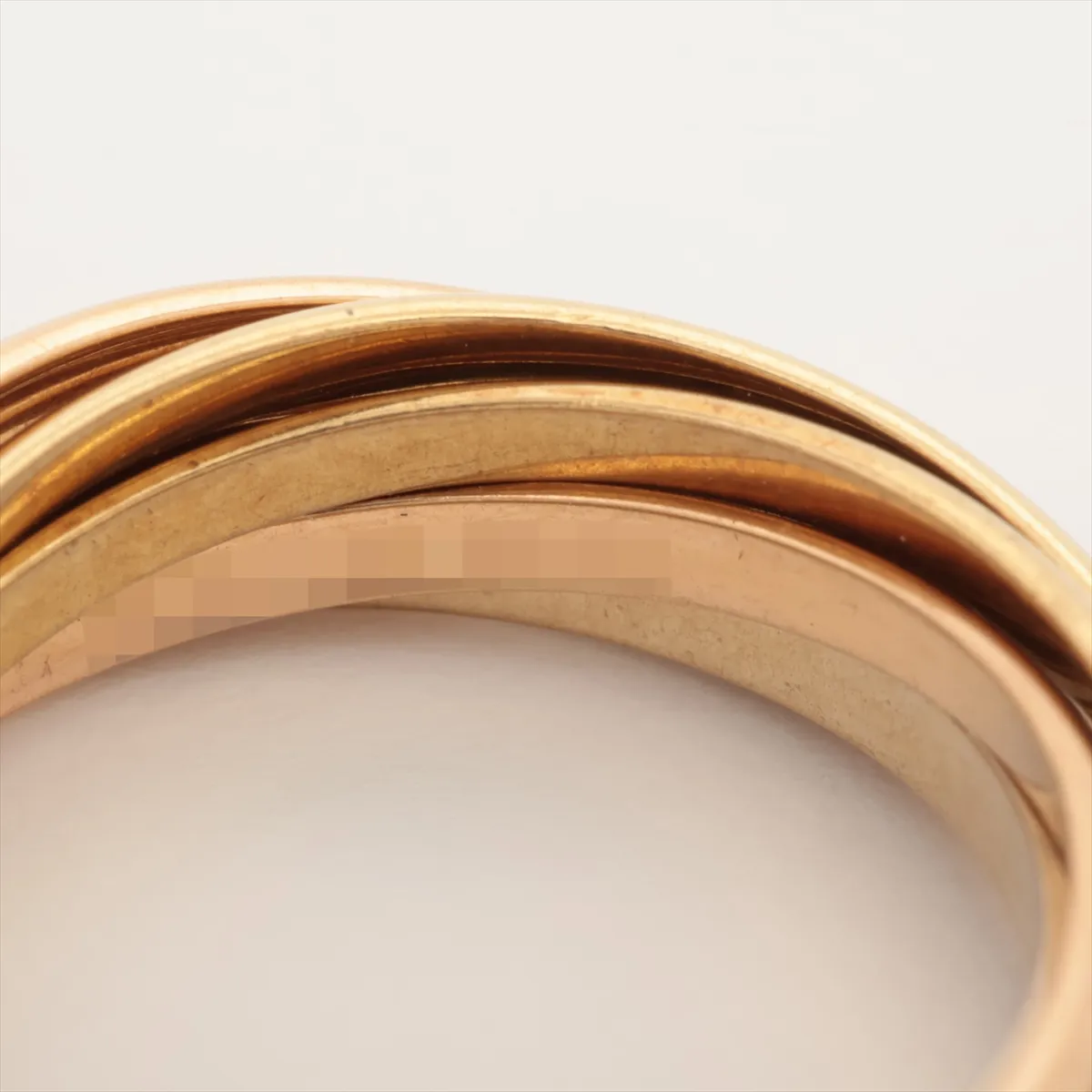 Trinity 7-Ring Ring, 750 (Yellow Gold x Pink Gold x White Gold), 7.0g, 50 CF686 — view 5