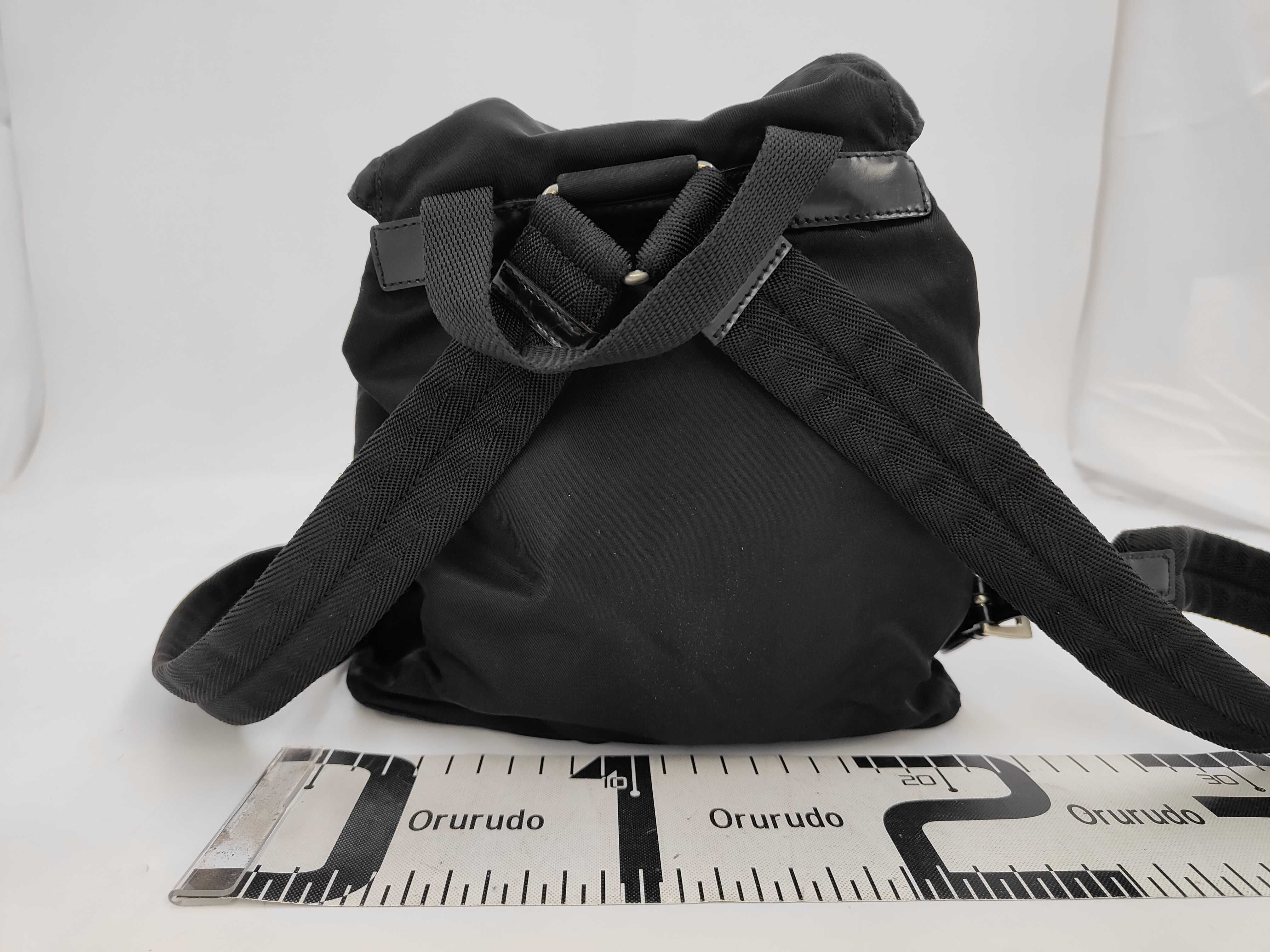 Triangle Logo Backpack (Black) — view 2