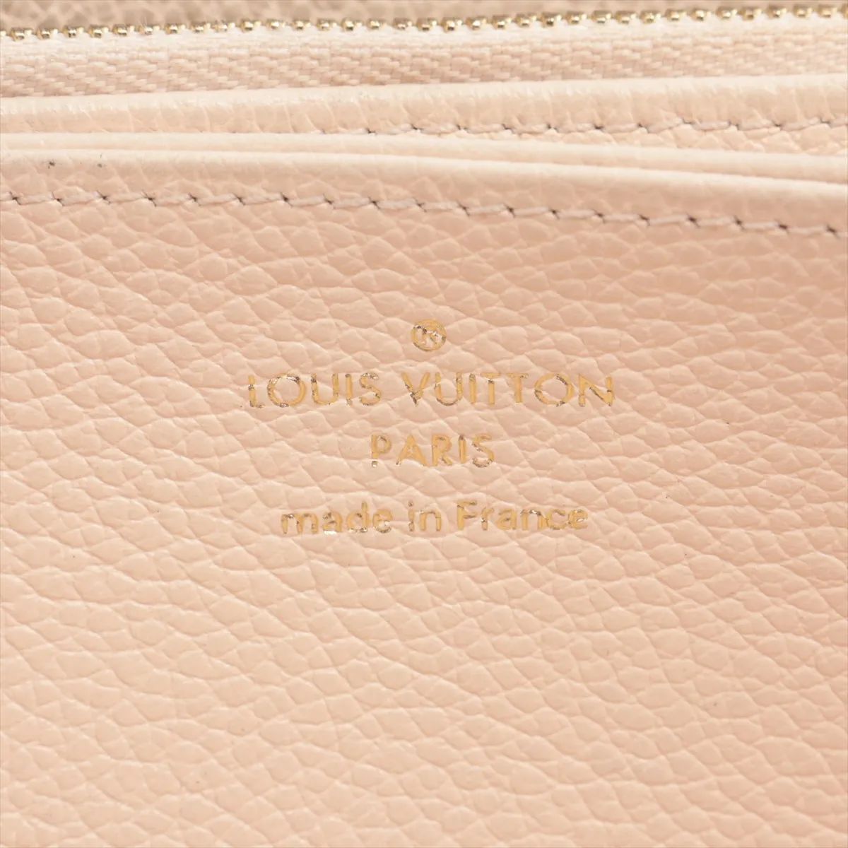 Bicolor Monogram Empreinte Zippy Wallet M80116 SP4260 Crème x Bois de Rose Round Zip Wallet — view 11