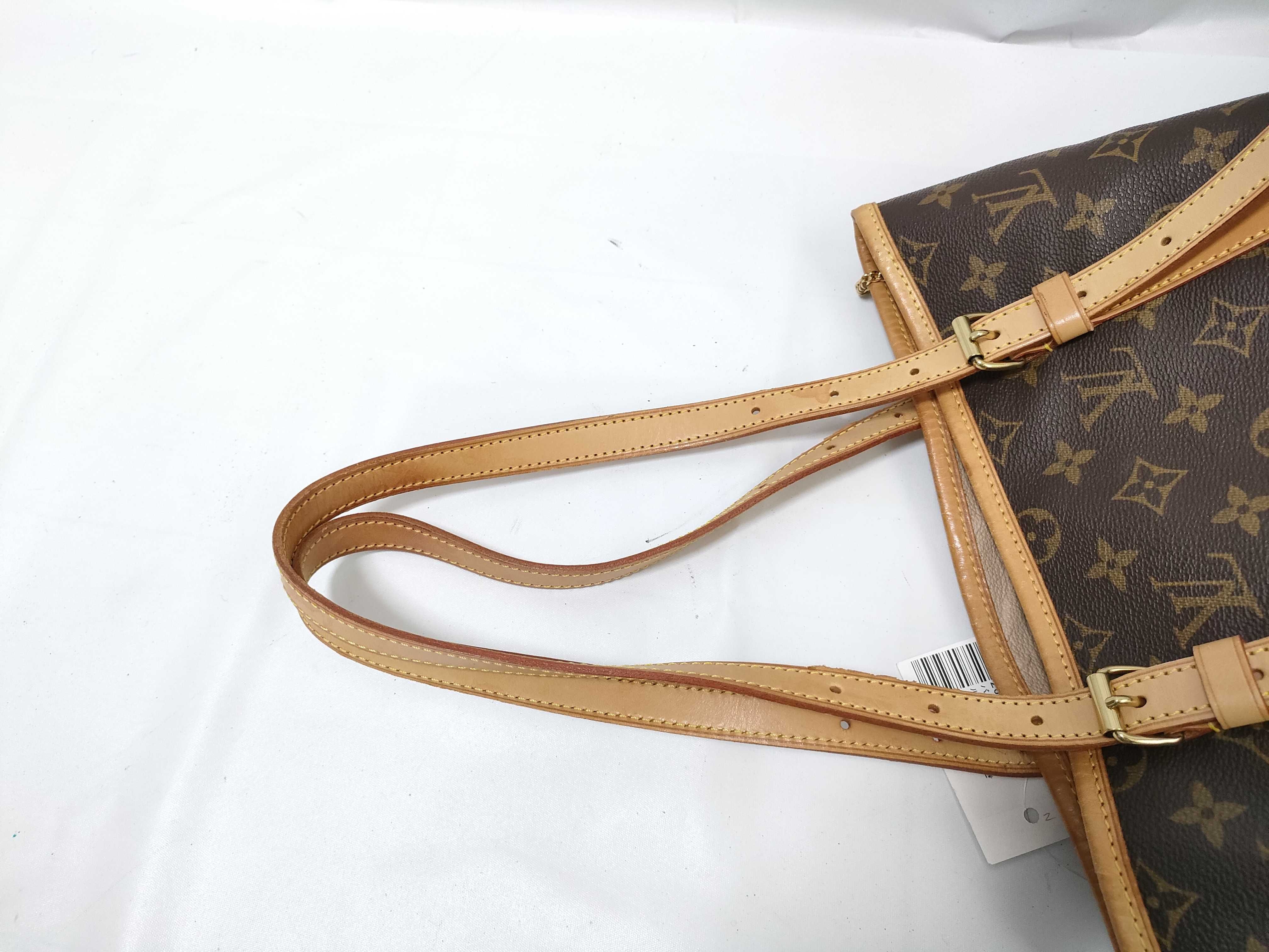 Monogram Bucket Tote Bag with Pouch — view 3