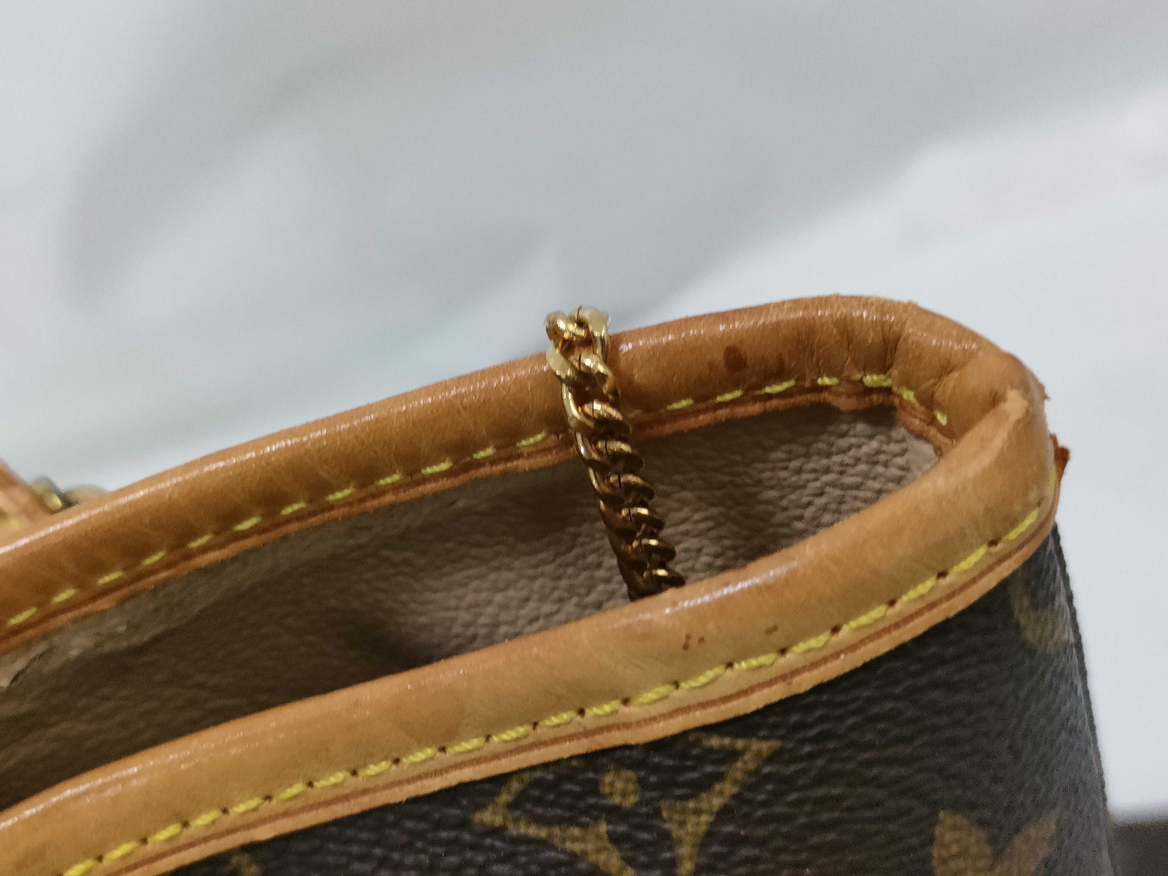 Monogram Bucket Tote Bag with Pouch — view 8