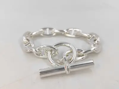 Chaine d'Ancre GM 2025 Bracelet, 13 links, 925 silver, 71.7g, 25C457882 (Bracelet/Bangle)