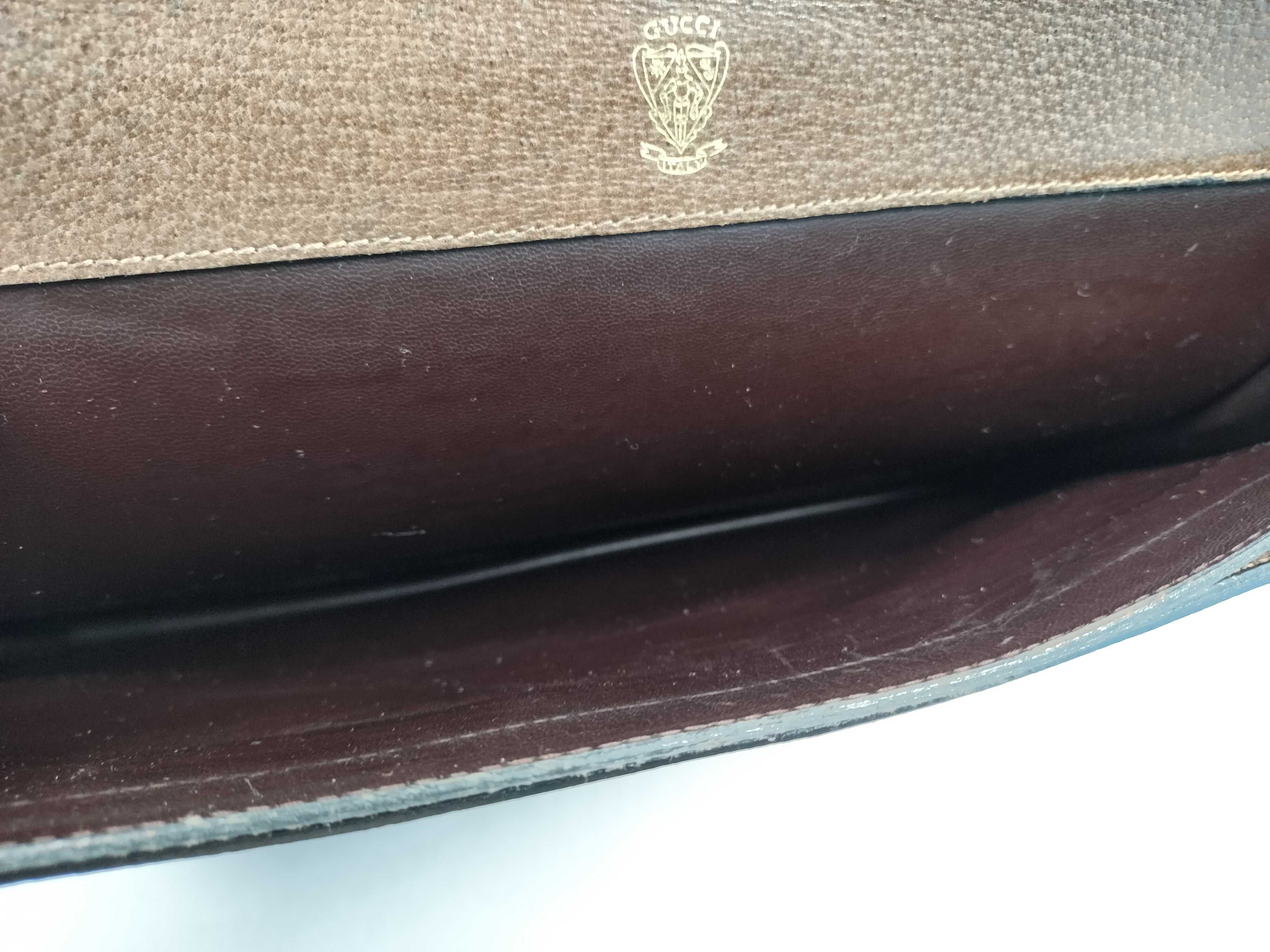 Old Gucci Sherry Document Case Clutch Bag — view 7