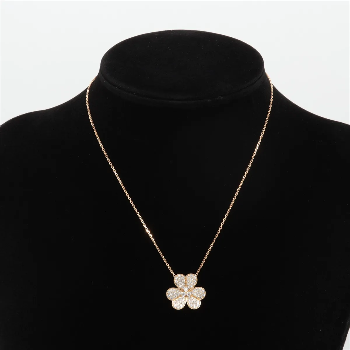 Frivole Large Diamond Necklace 750 (Yellow Gold) 6.9g JG030546 — view 5