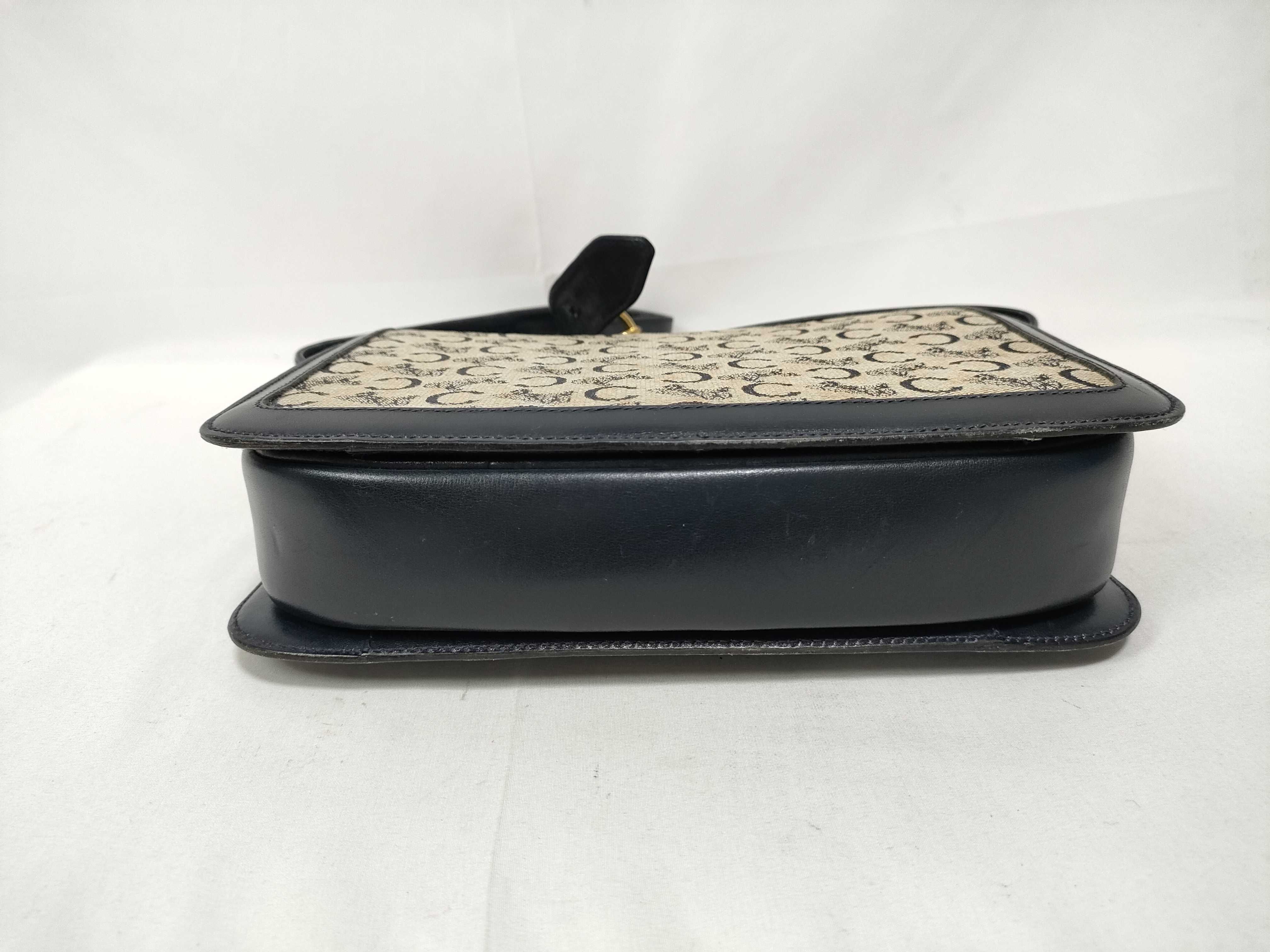 bag, shoulder bag, canvas and leather shoulder bag — view 3