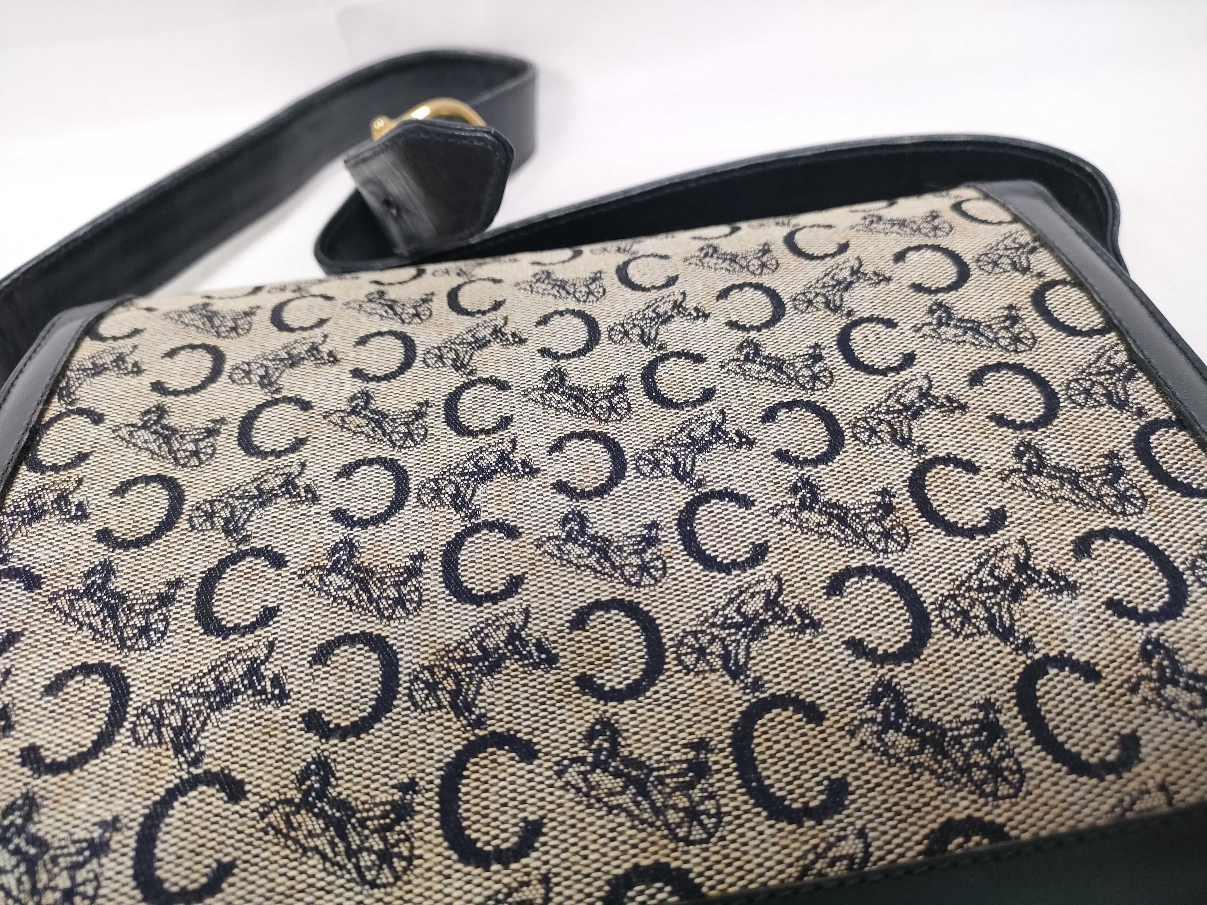 bag, shoulder bag, canvas and leather shoulder bag — view 6