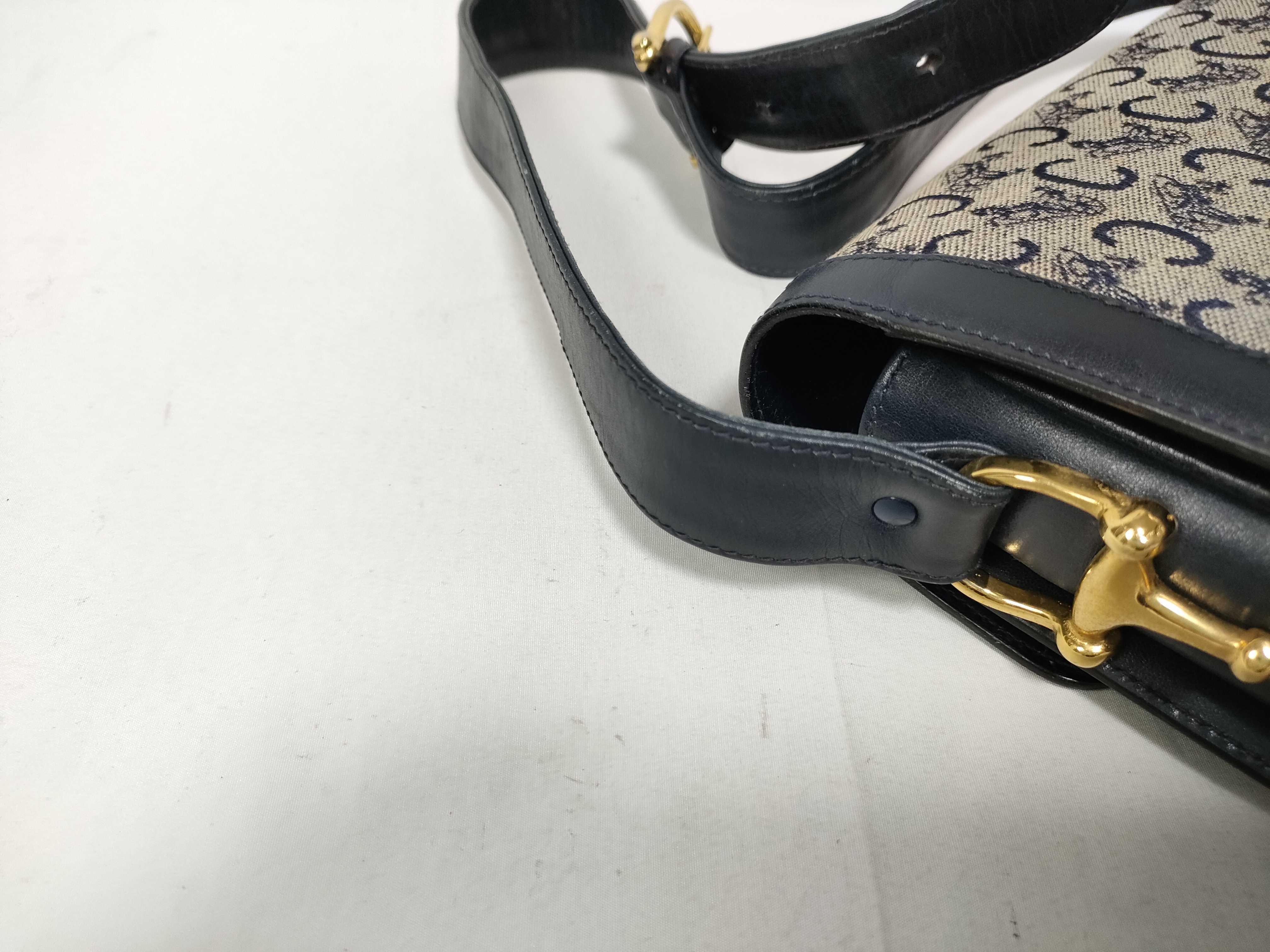 bag, shoulder bag, canvas and leather shoulder bag — view 7
