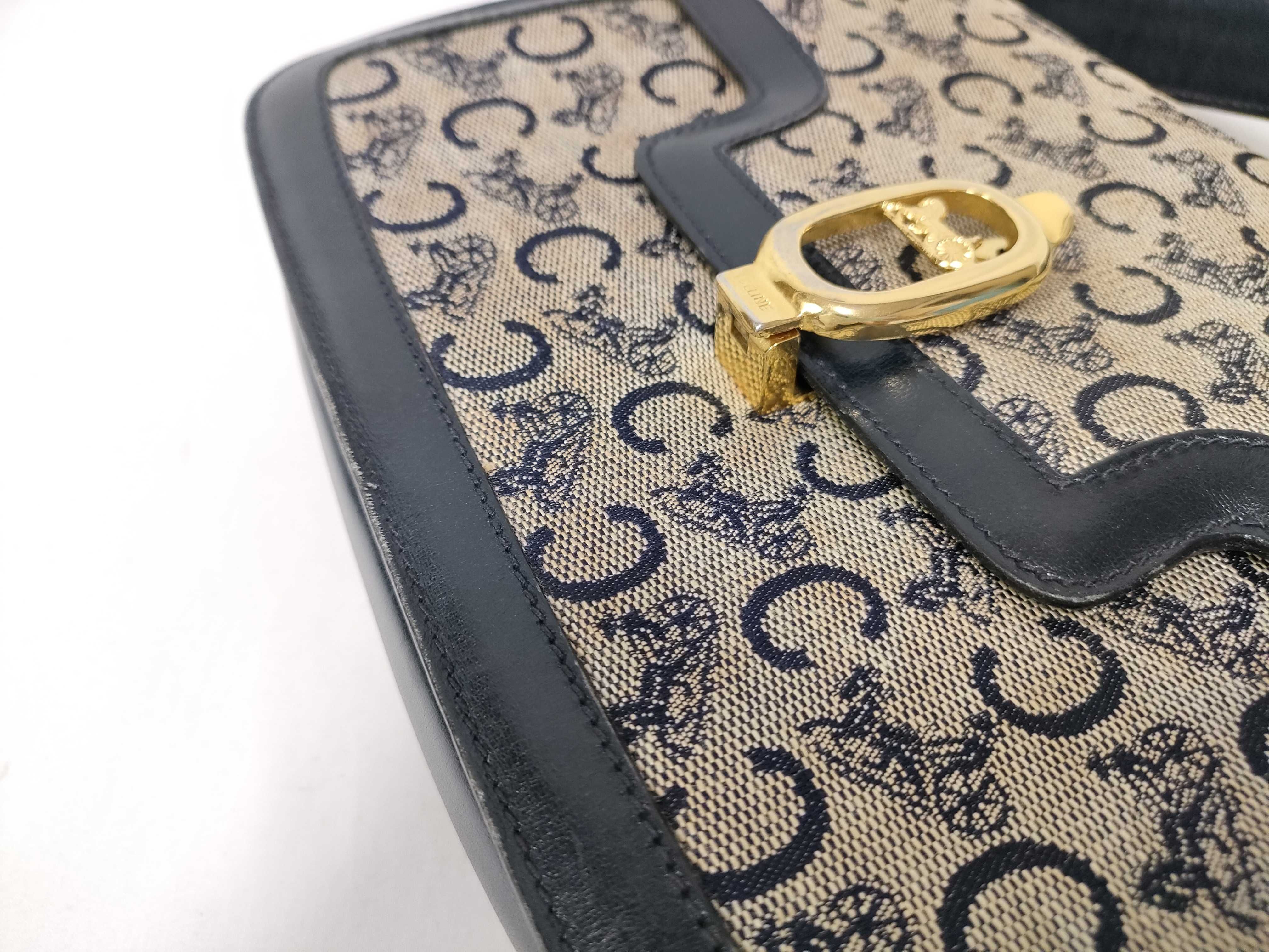 bag, shoulder bag, canvas and leather shoulder bag — view 10
