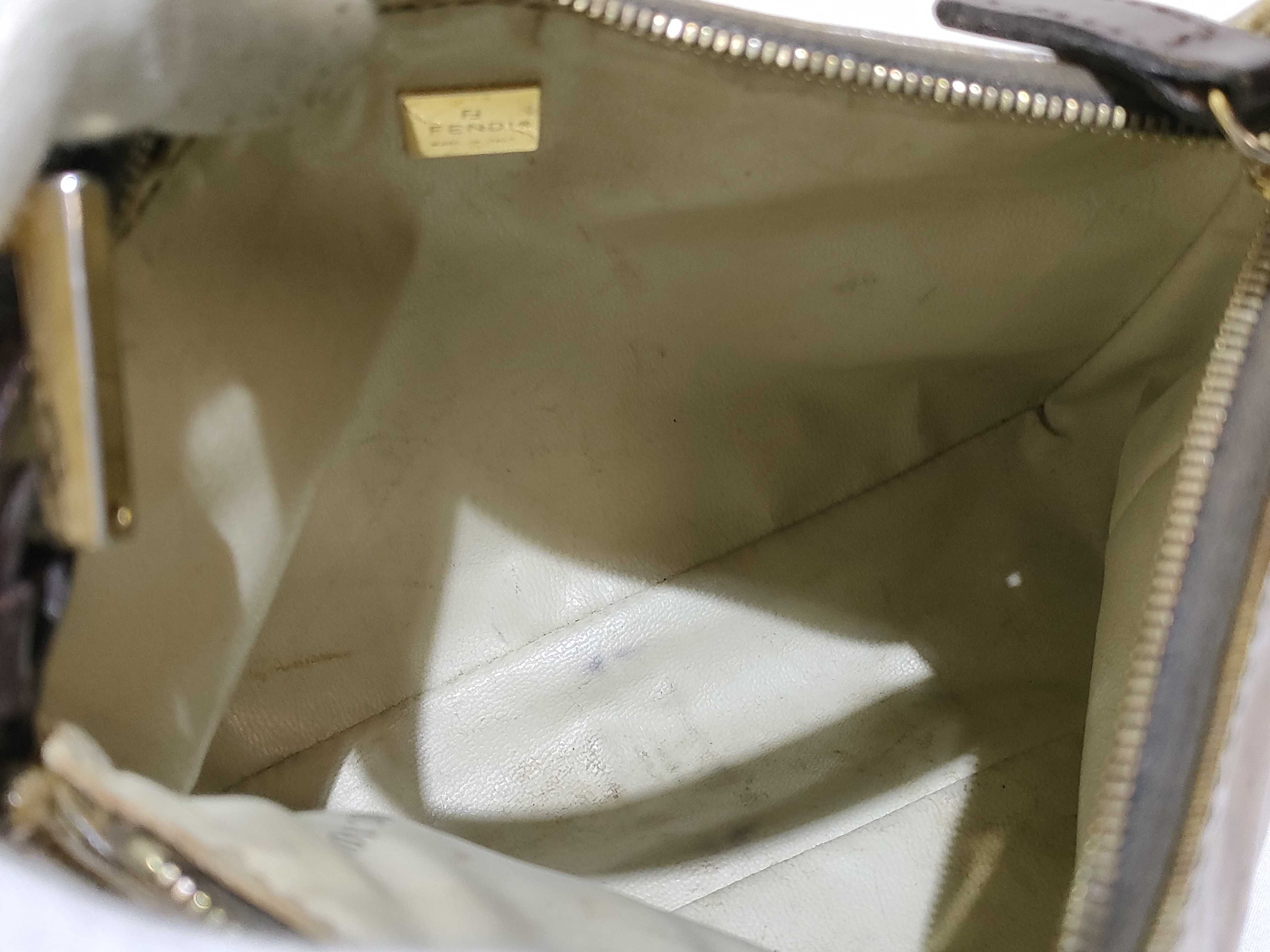 Zucca pattern Fendi 001 26810 098 Zucchino Shoulder Bag PVC Leather Brown Shoulder Bag — view 9