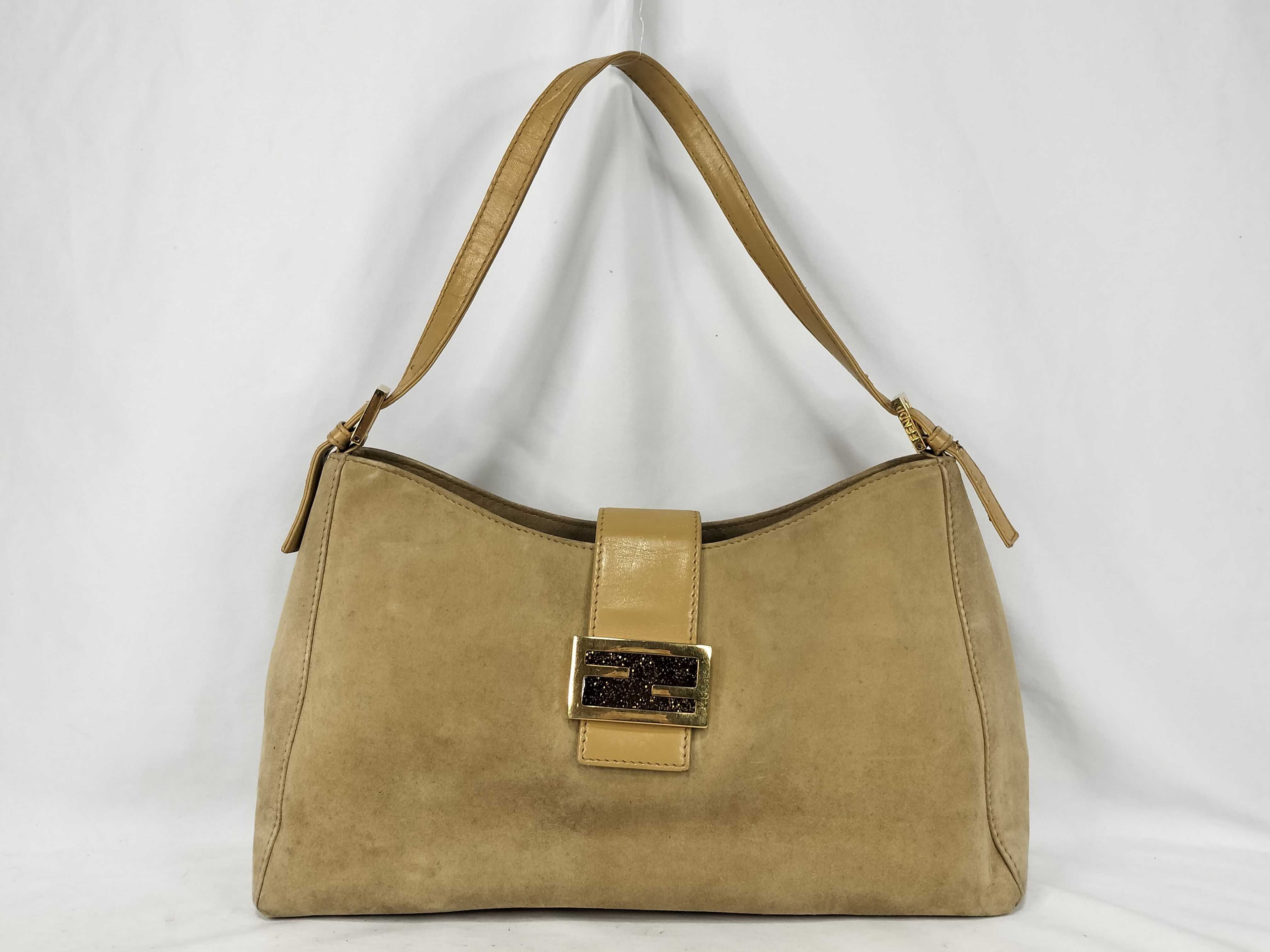 Mamma Fendi Mamma Suede Shoulder Bag