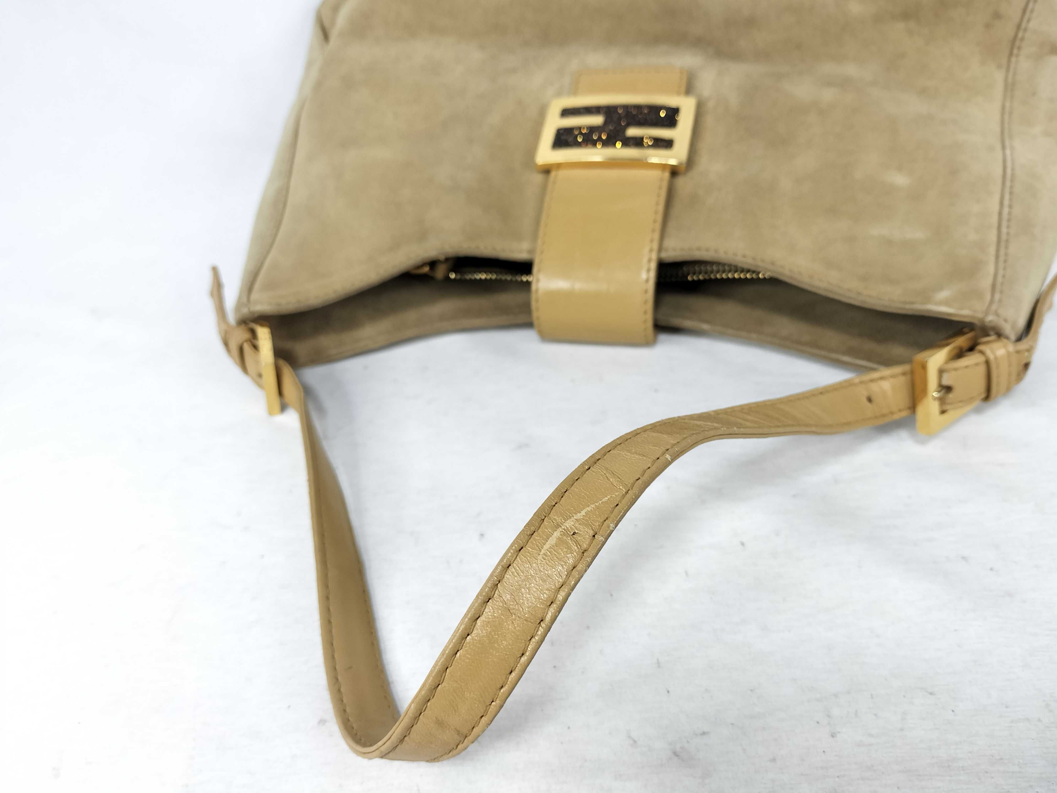 Mamma Fendi Mamma Suede Shoulder Bag — view 3